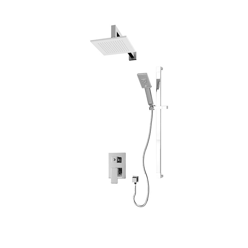 Rubi Quatro Pressure Balanced Shower Kit - Thermostatic Valve for Consistent Water Temperature - Perfect for Bathroom Renovation & Spa-Like Shower Experience
