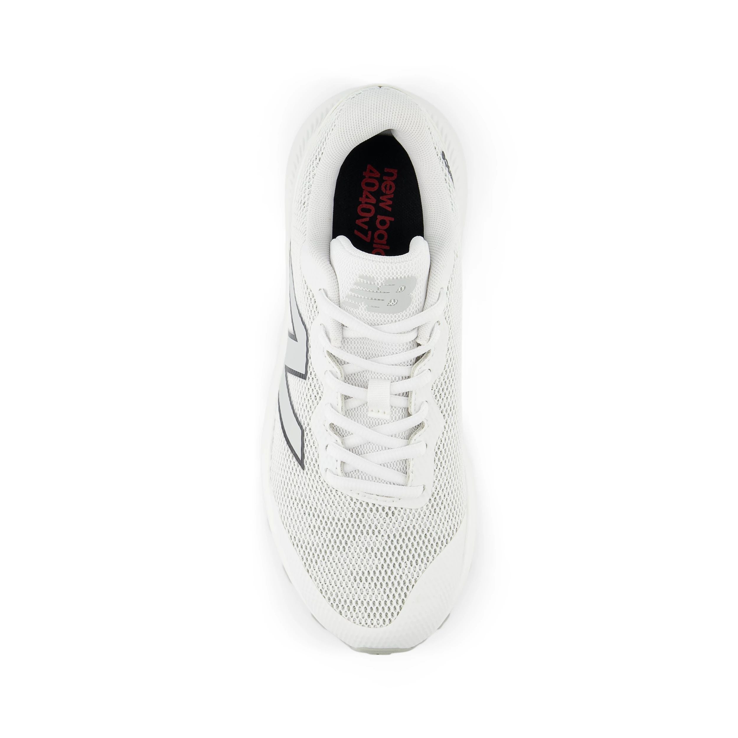 New Balance 4040v7 White Youth Turf Soccer Cleats - Lightweight Athletic Shoes for Kids - Perfect for Youth Soccer Games & Training Sessions