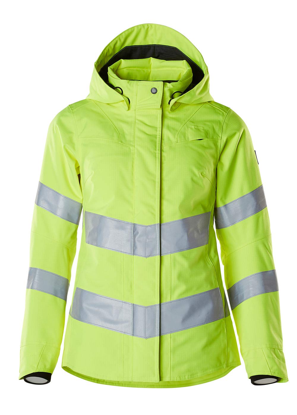High Visibility Winter Jacket for Women - Mascot Hi-Vis Safety Jacket 18545-231 - Warm Reflective Work Coat for Outdoor Construction, Road Workers & Winter Sports