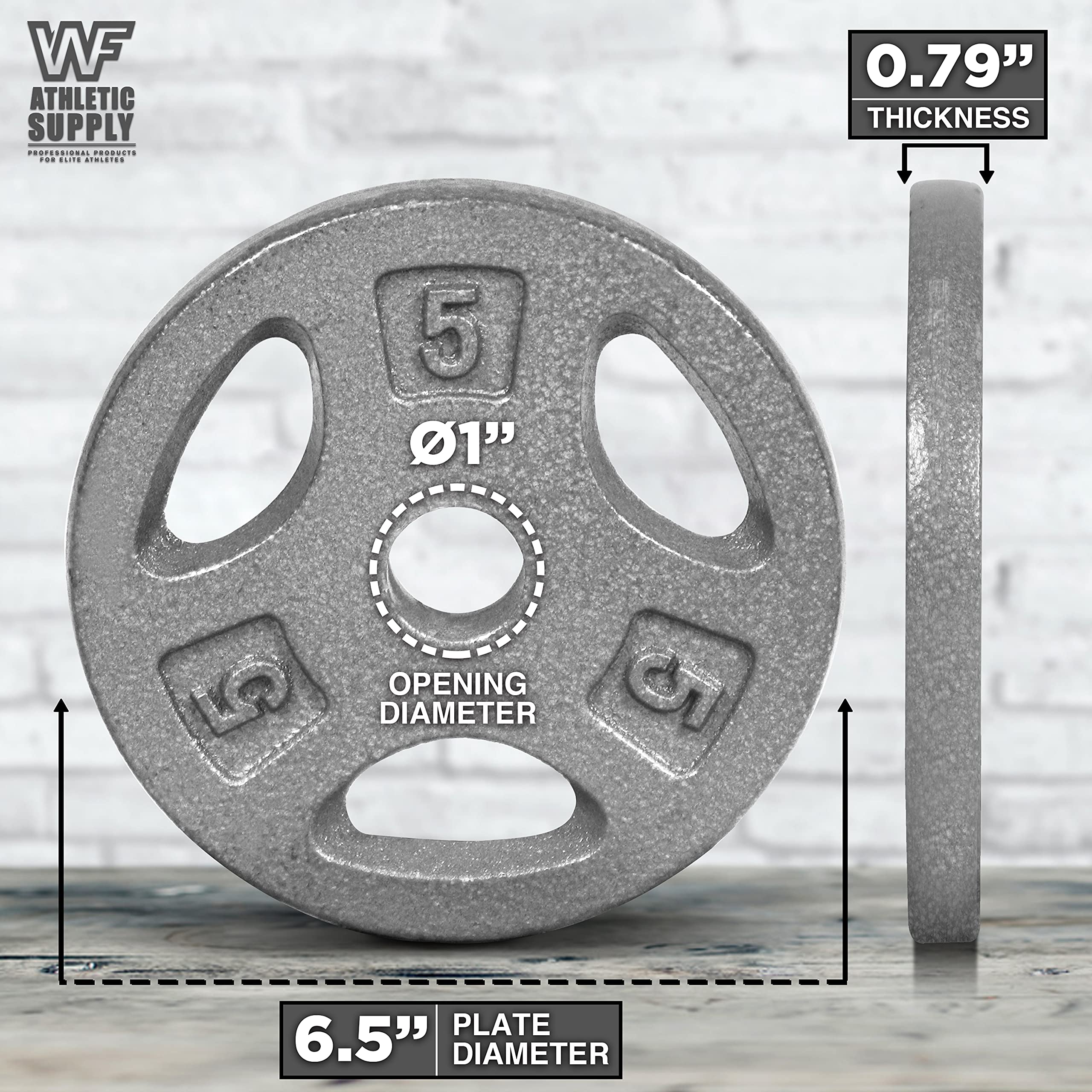 WF Athletic Supply Adjustable Dumbbells Barbell Weight Set - 1-Inch Threaded Chrome Knurled EZ Curl & Straight Bar Handle - Home Gym Strength Training Equipment - Gray Grip Plate Sets for Weight Lifting - Perfect for Full-Body Workouts & Muscle Building at Home