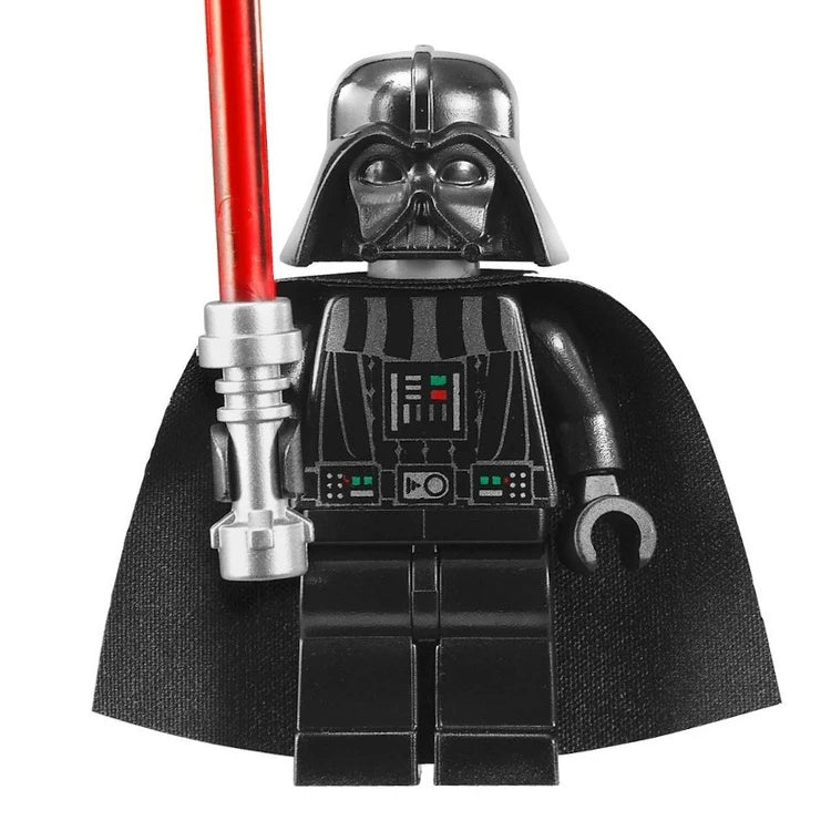 LEGO Star Wars Darth Vader Minifigure with White Pupils (2009) - Collectible Action Figure for Display, Play & Gift Giving