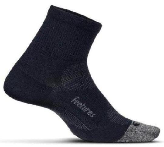 Feetures Elite Ultra Light Quarter Running Socks - Breathable & Cushioned for Marathon, Trail & Workout Performance