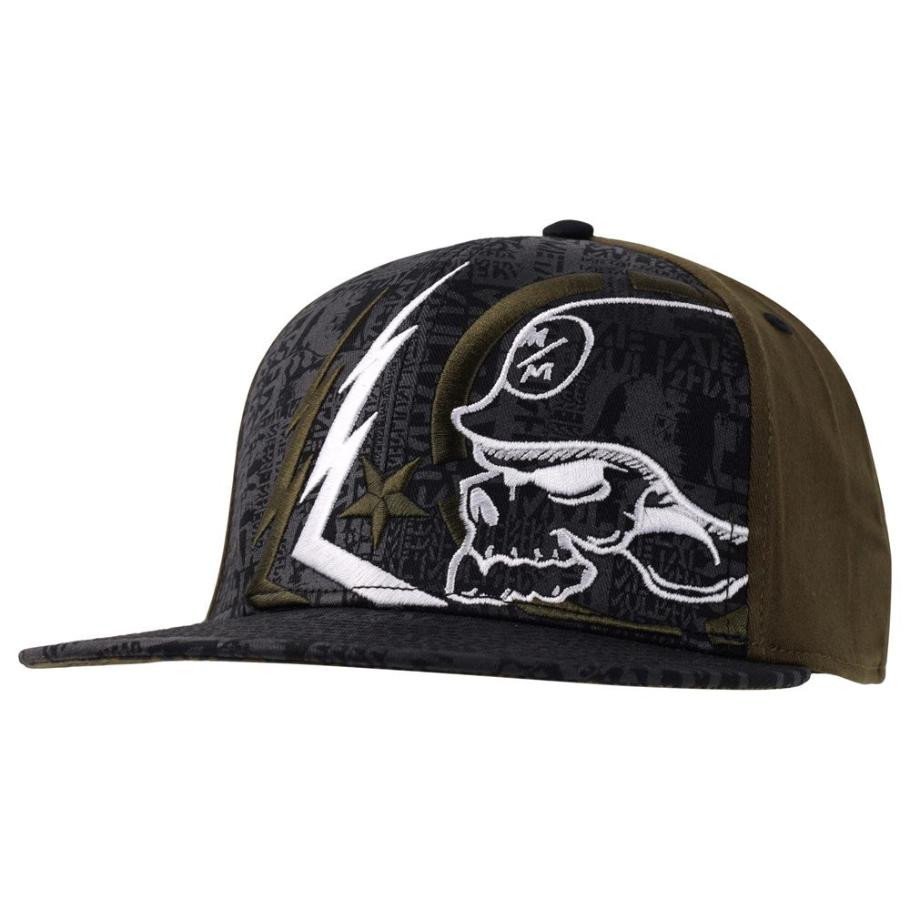Metal Mulisha Ghost 2 Flex Fit Hat - Adjustable Snapback Cap for Men & Women - Perfect for Skateboarding, Motorcycle Riding & Outdoor Activities