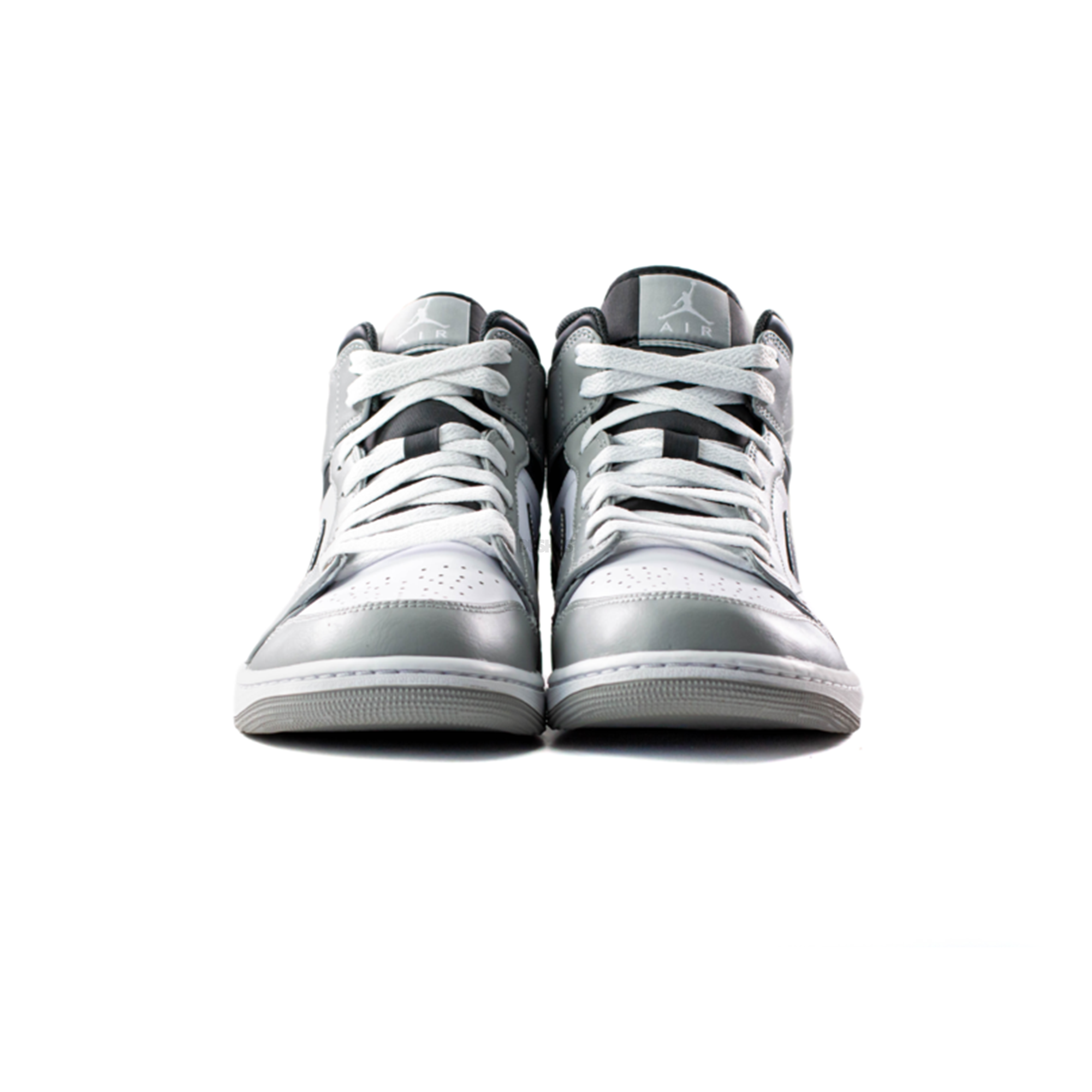 Air Jordan 1 Mid 'Light Smoke Grey Anthracite' Sneakers (2022) - Men's Basketball Shoes for Casual Wear & Street Style Fashion