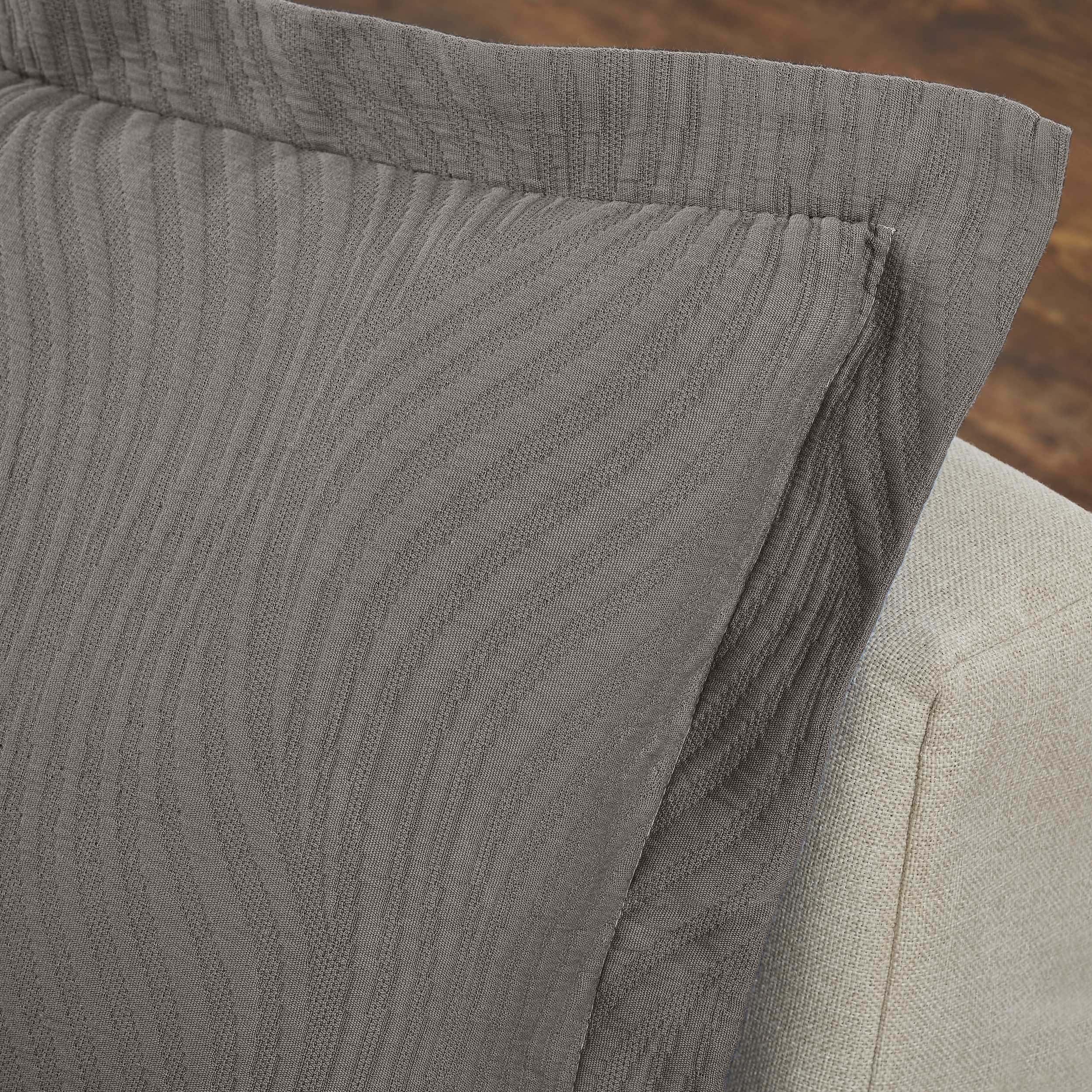 Luxury Cascade Cotton Jacquard Matelassé 3-Piece Bedspread Set - King Size, Soft Textured Bed Cover for Master Bedroom & Guest Room Decor