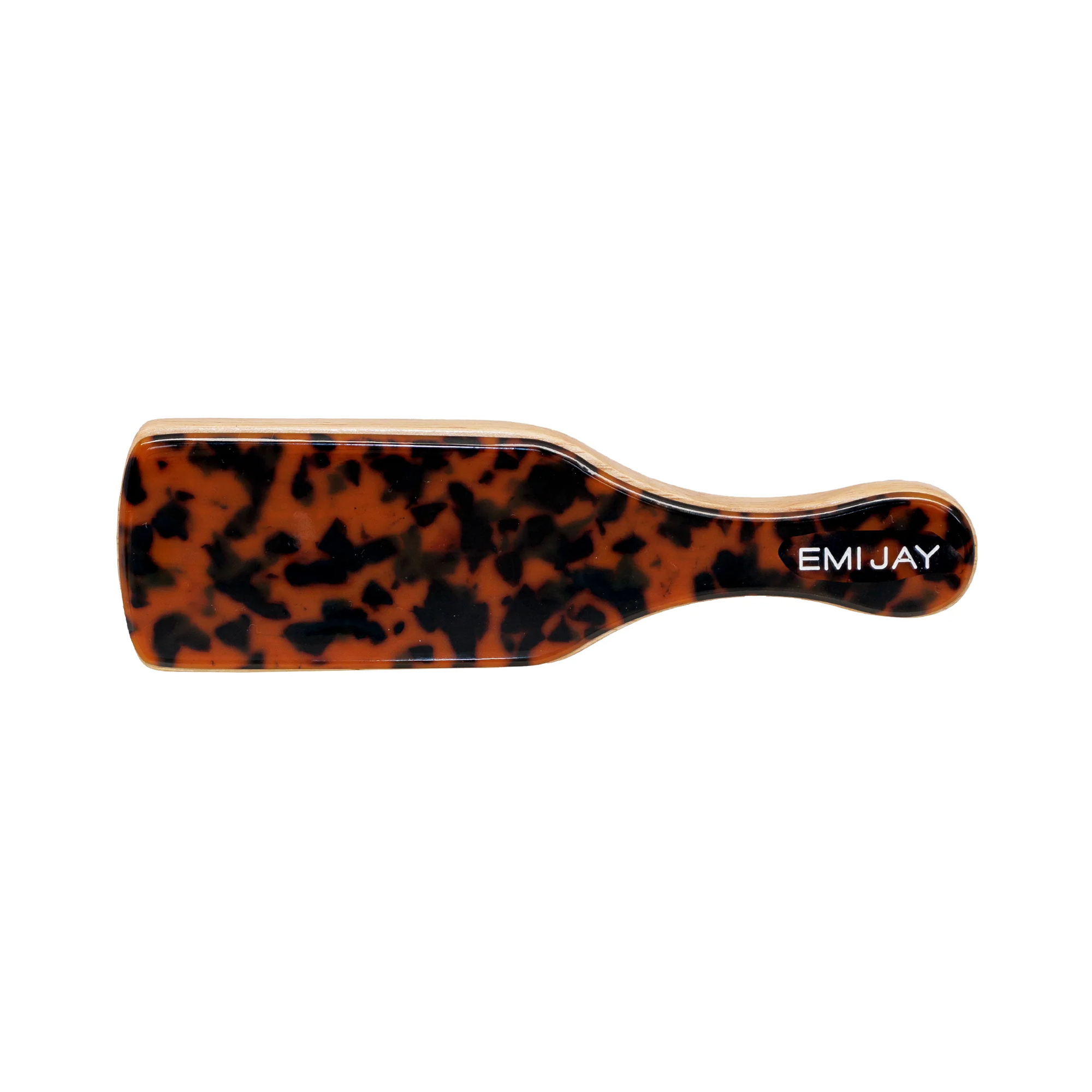 Emi Jay Mini Boar Bristle Hair Brush for Shine & Detangling - Perfect for Travel, Purse & On-the-Go Styling