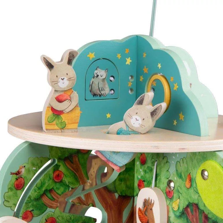 Three Little Rabbits Wooden Activity Garden Toy - Montessori Learning & Play for Toddlers - Perfect for Indoor & Outdoor Fun