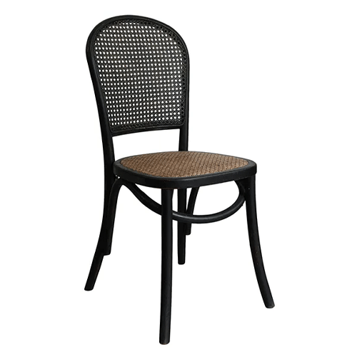 Modern Drew Dining Chair in Black - Stylish & Comfortable Seating for Kitchen, Dining Room, and Office - Perfect for Home & Restaurant Use