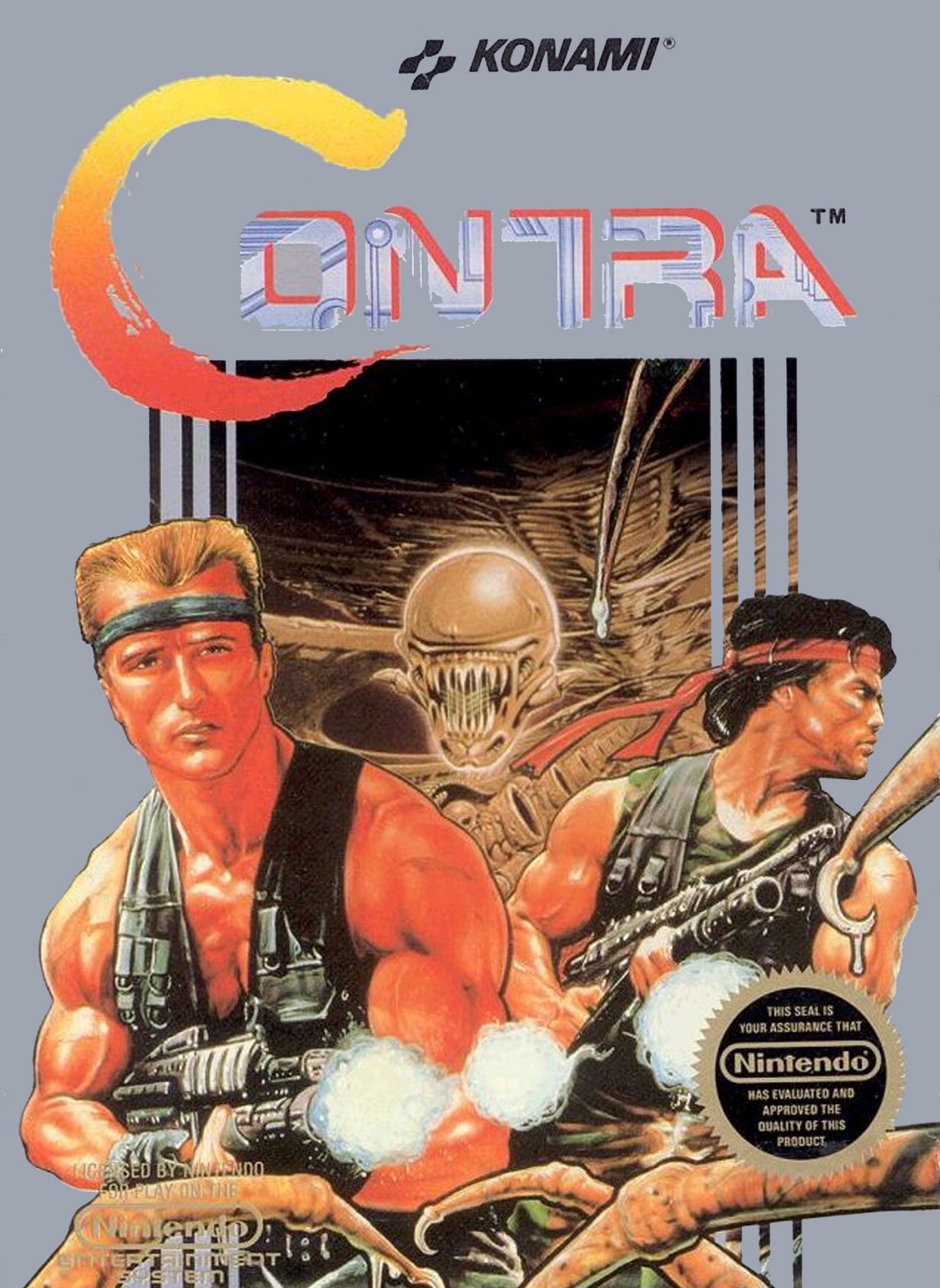 Used Contra NES Video Games - Classic Retro Gaming for Nintendo Entertainment System - Perfect for Collectors & Nostalgic Gamers