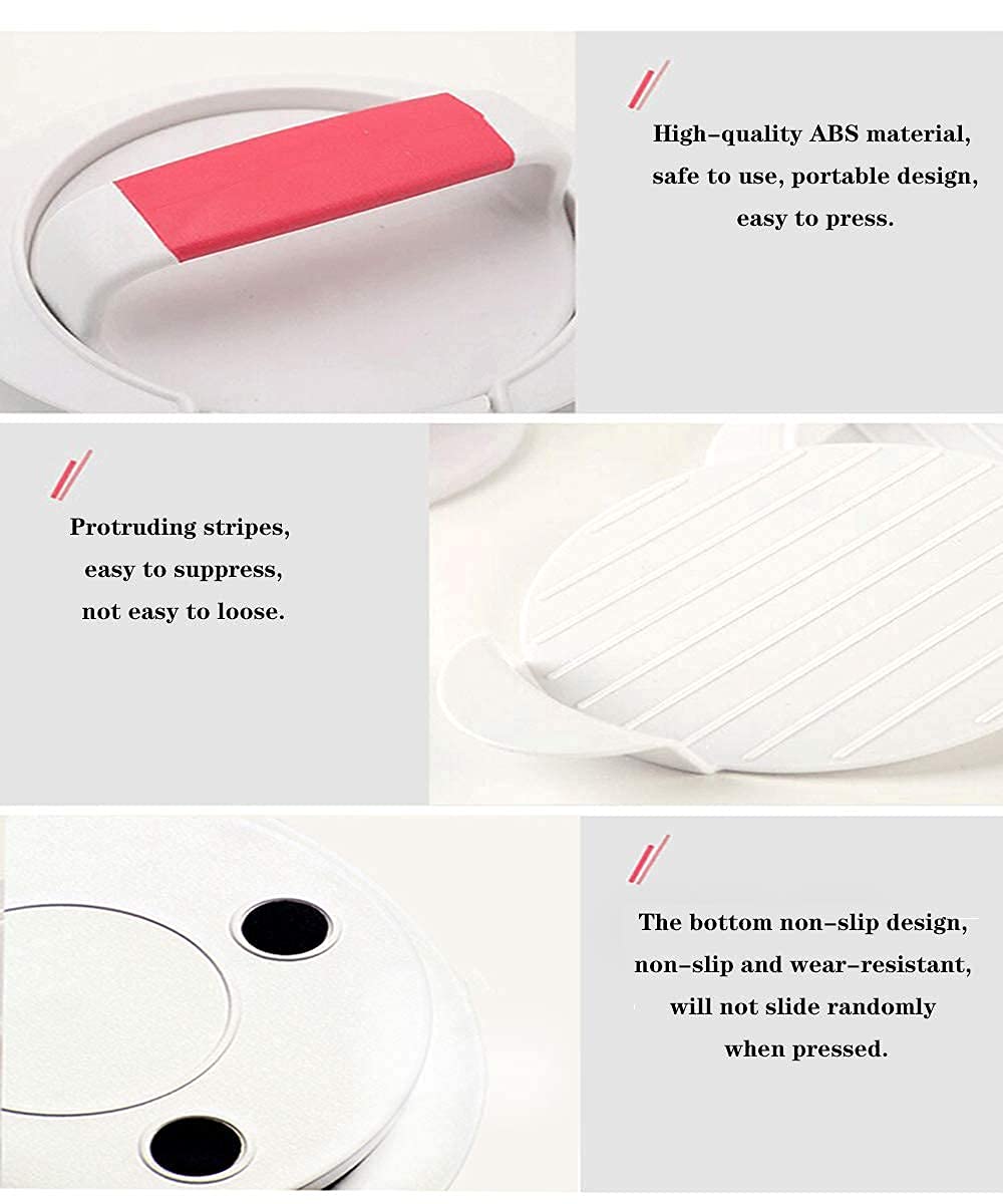 Stainless Steel Hamburger Patty Press Maker - 4.6
