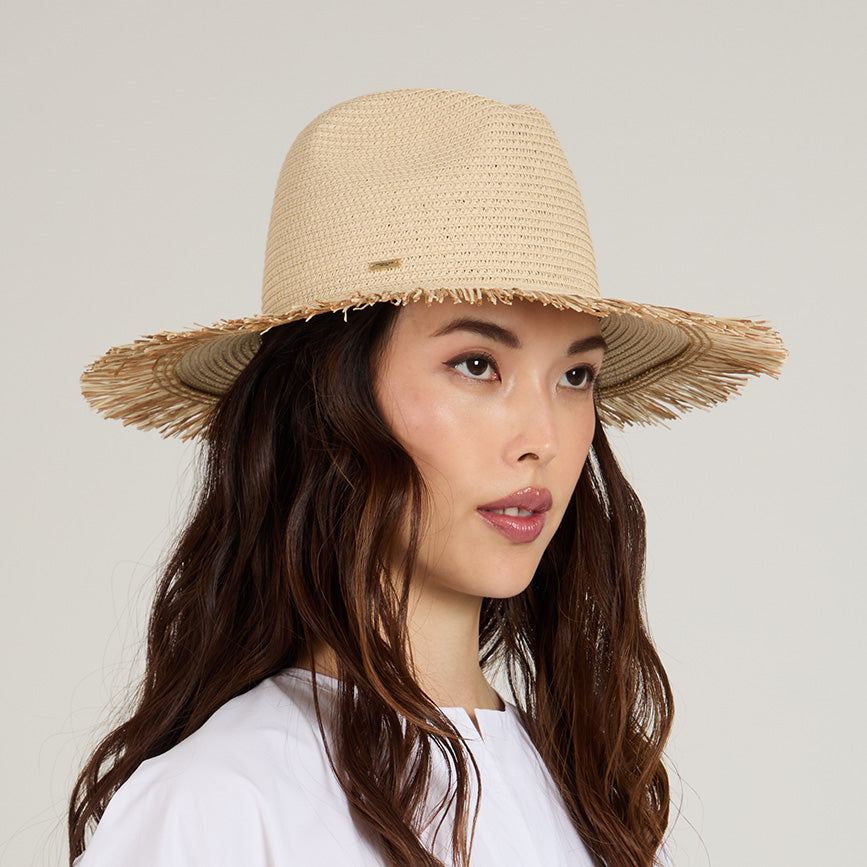 Courtney Braid Packable Fedora Hat for Women - Stylish & Foldable Sun Hat for Travel, Beach, and Outdoor Activities