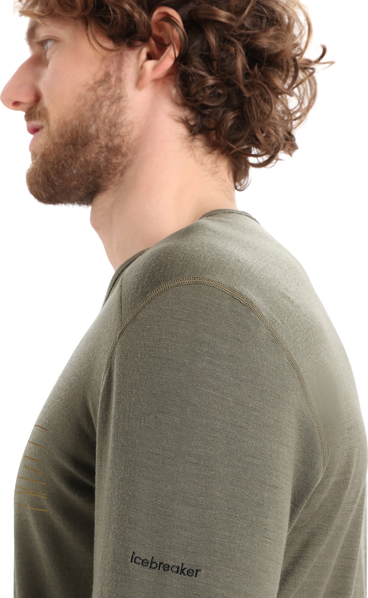 200 Oasis Men's Long Sleeve Crew Neck Baselayer Top - Moisture Wicking Thermal Underwear for Hiking, Running & Cold Weather Activities