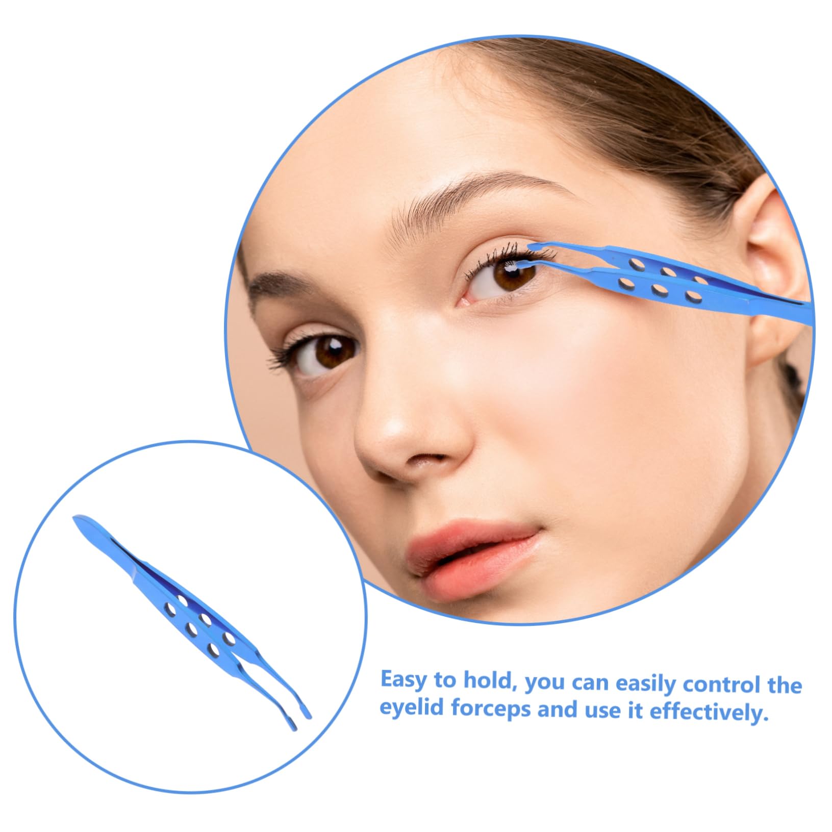 Professional MAGICLULU Metal Eyelid Massage Tweezer - Meibomian Gland Squeezing Tool for Eyecare & Beauty | Perfect for Spa, Salon, and Home Use