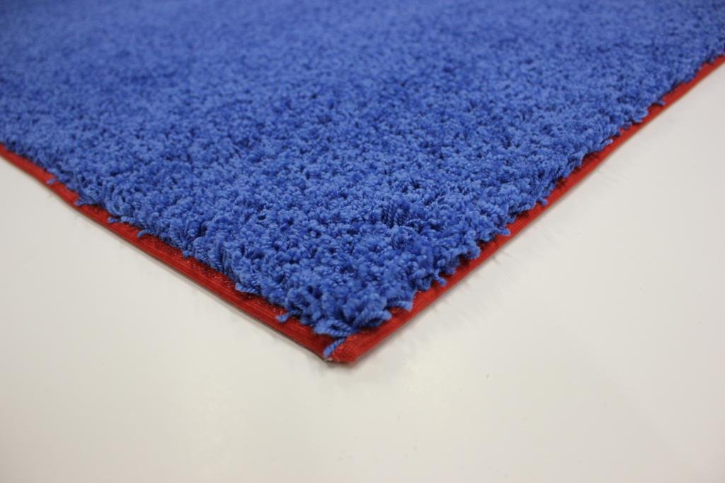 Superman Themed 10'X14' Plush Indoor Area Rug - 37oz Soft Textured Carpet for Living Room, Bedroom & Office - Premium Bound Polyester Edges - Home & Commercial Decor