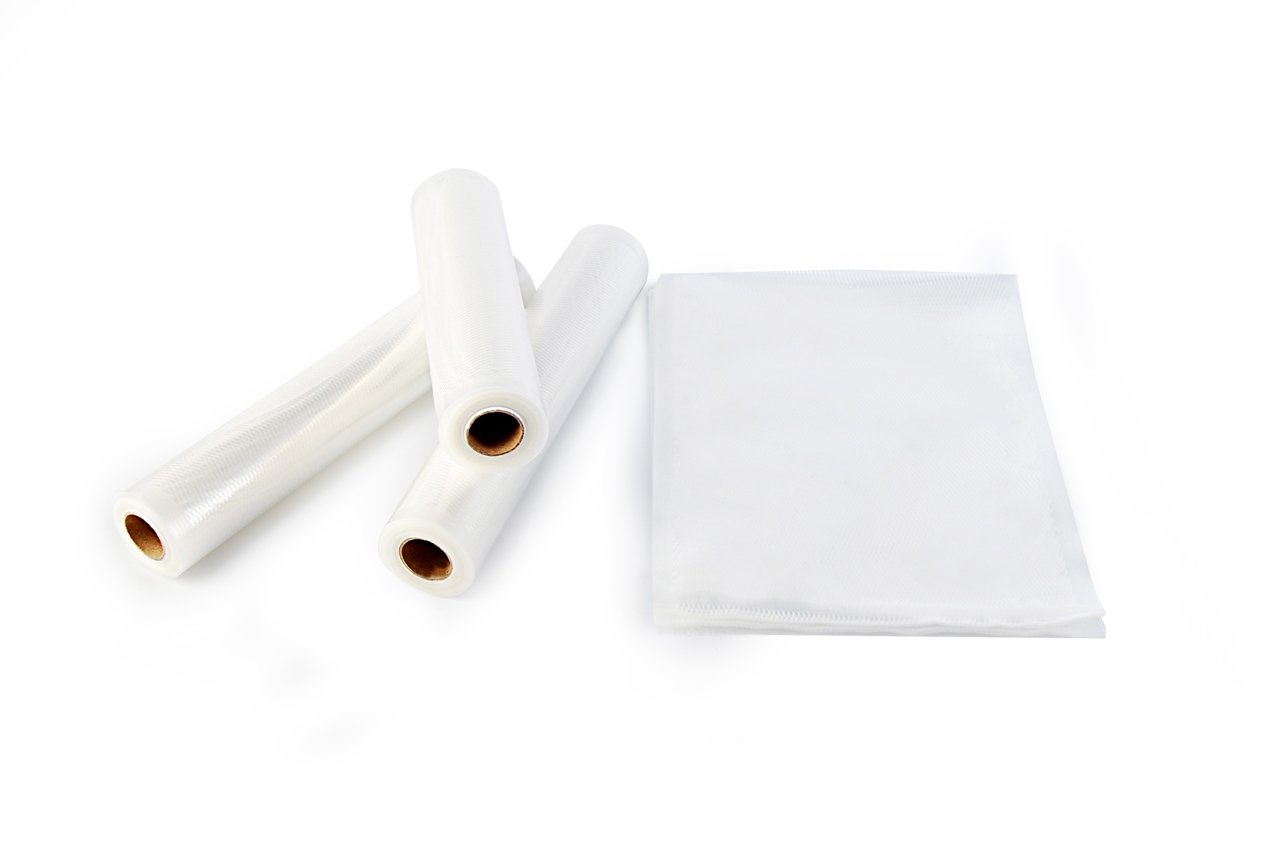 50 Vacuum Sealer Bags for Food Storage - Heavy Duty, BPA Free - Perfect for Sous Vide, Meal Prep & Freezing (10