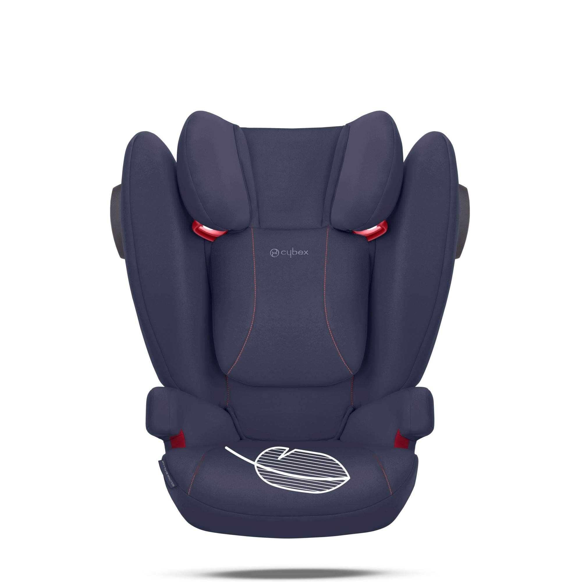 CYBEX Solution B2 Fix+ Lux High Back Booster Car Seat - Lightweight & Safe with LATCH Installation, Linear Side Impact Protection, 12-Position Adjustable Headrest - Bay Blue | Perfect for Travel & Everyday Family Use