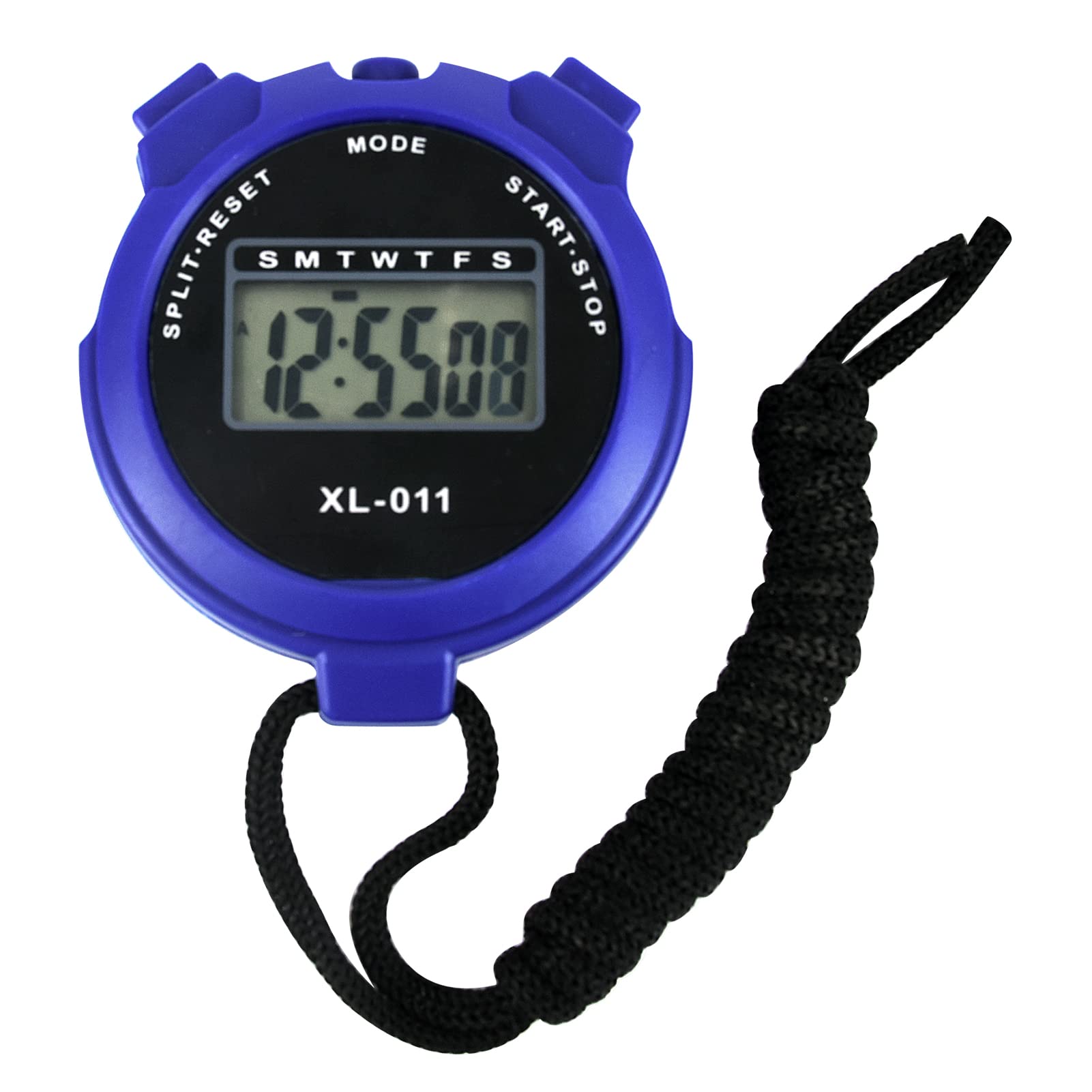 Digital Sports Stopwatch with Large Display - Interval Training Timer, Lap Counter, Outdoor Activity Clock - Referee Watch, Alarm, Calendar - Perfect for Running, Cycling, Coaching & Fitness Training