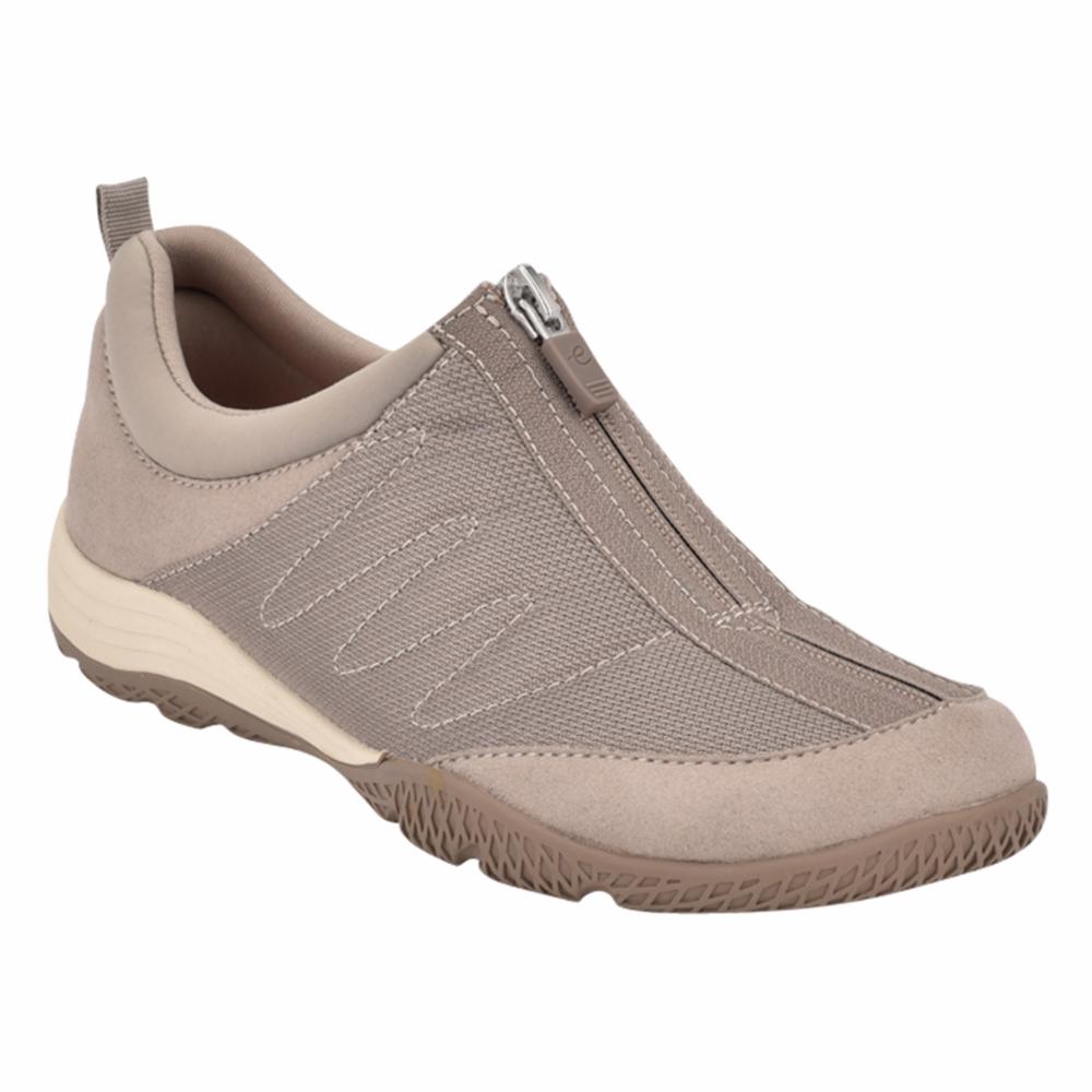 Easy Spirit Women's Bestrong2 Comfortable Slip-On Sneakers in Nude - Perfect for Work, Travel & Everyday Wear