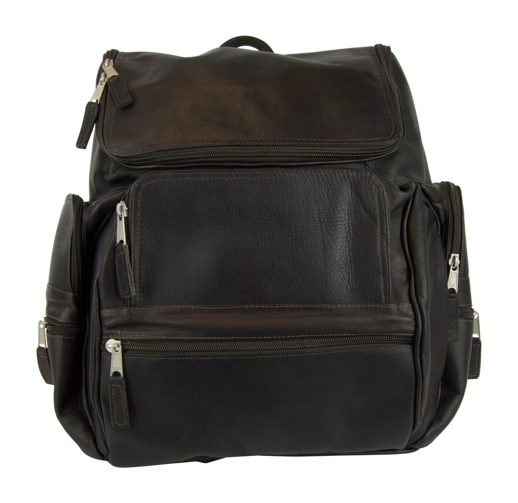Premium Full-Grain Leather Explorer Laptop Backpack with Adjustable Straps - Durable Business & Travel Backpack for Work, Commuting & College Students