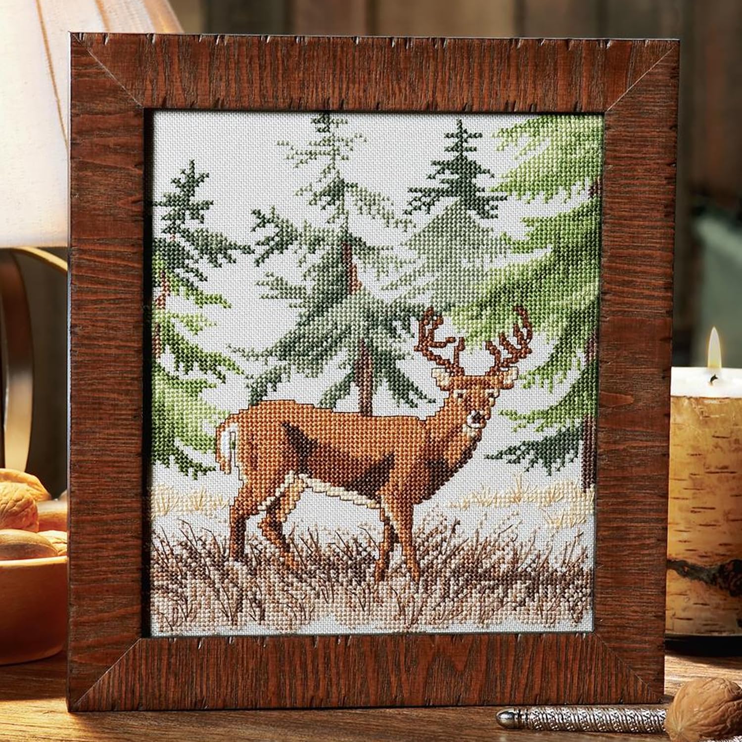 Leisure Arts Cross Stitch Wildlife Portraits Book - Premium Cross Stitch Patterns & Designs for Beginners & Experts | Perfect for Home Decor, Gifts & Craft Projects