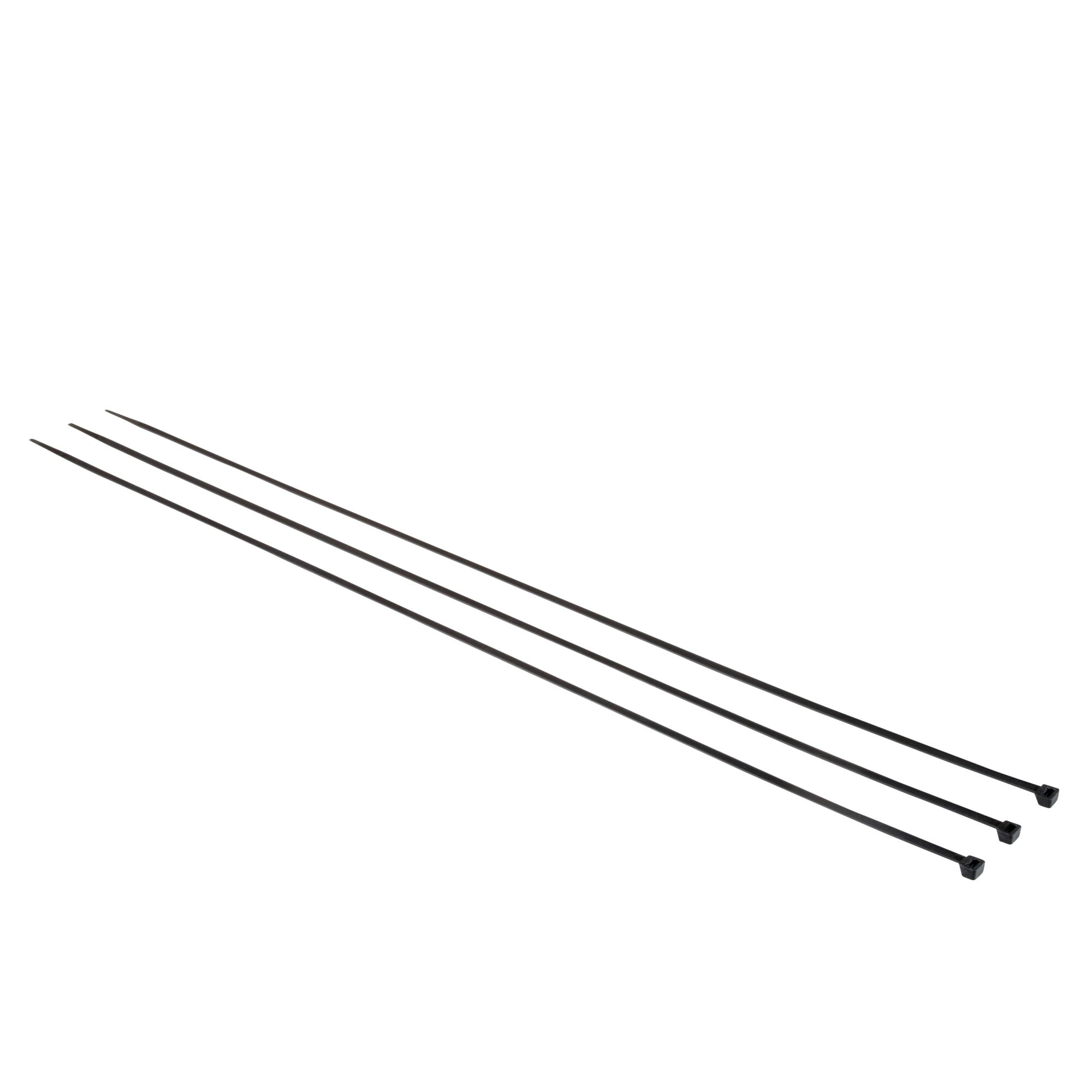 3M CT36BK175 Black Cable Ties - 175 Pack, Heavy Duty Nylon Zip Ties for Organizing Wires, Cables & Home Office Use