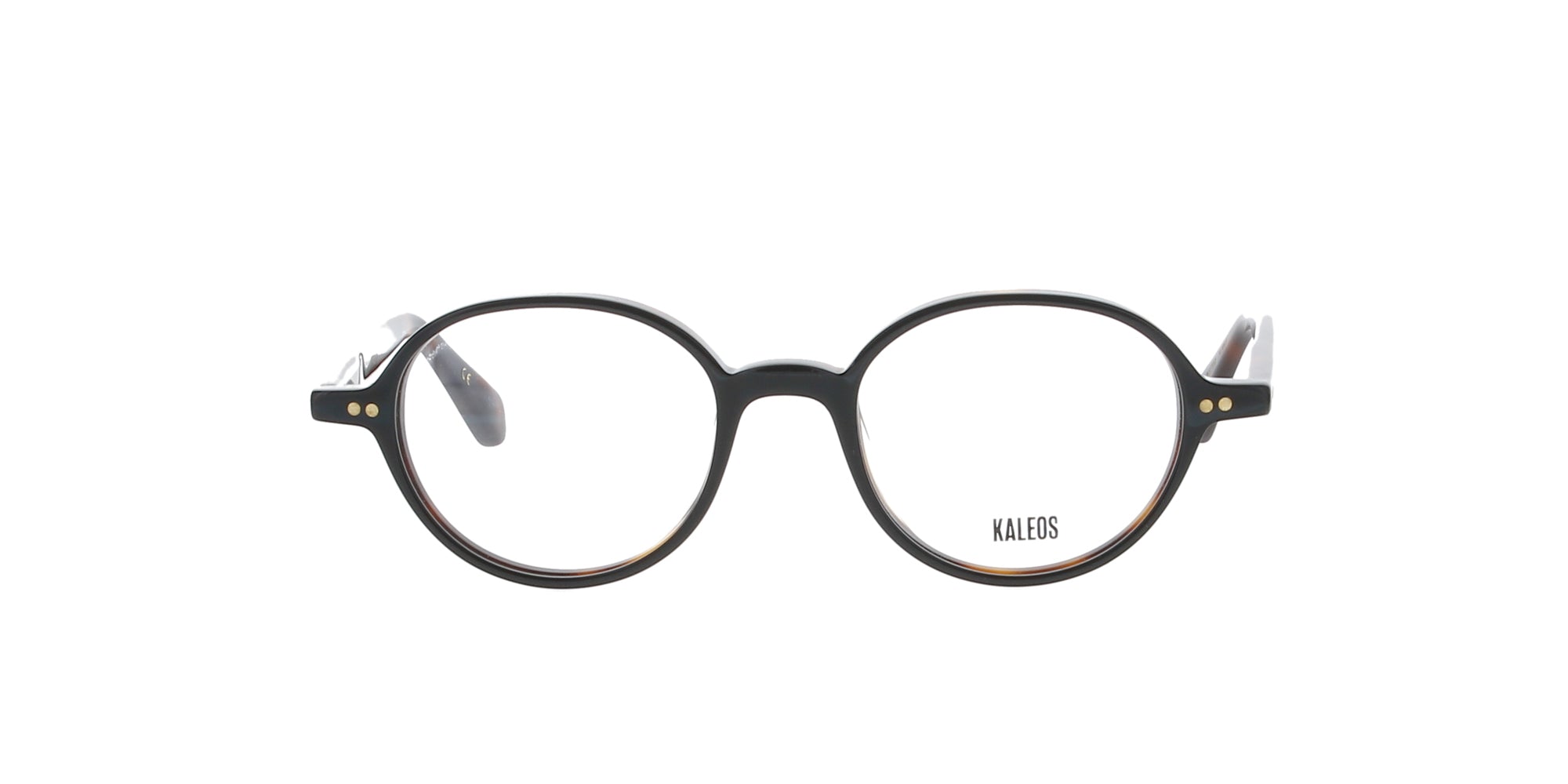 Black & Dark Brown Tortoise Shell Kaleos Eyeglass Frames - Stylish & Durable for Reading, Driving & Fashion Accessories