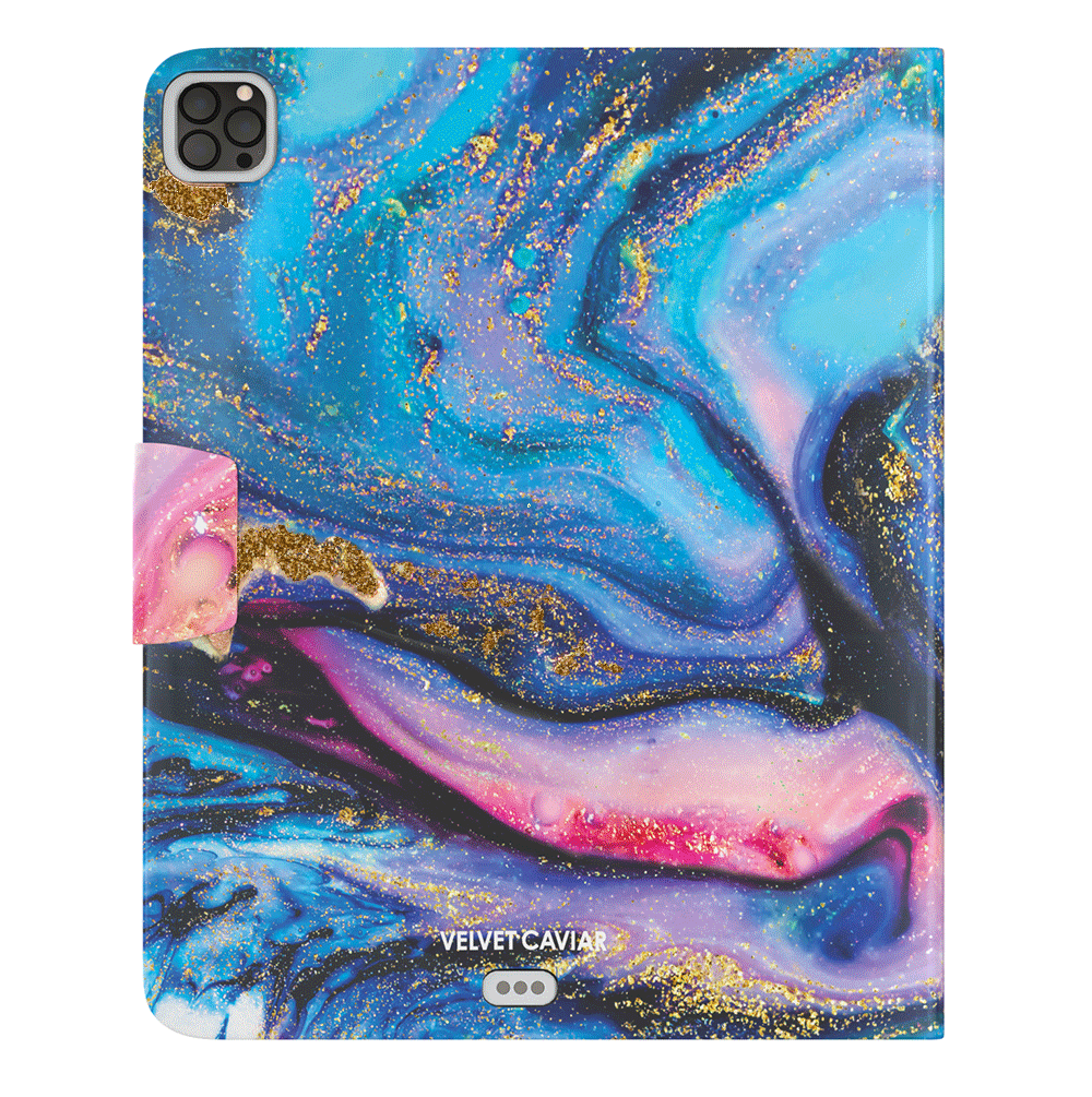 Galaxy Glitter iPad Case - Protective Cover for iPad Air/Pro with Sparkle Design | Perfect for School, Work & Travel Accessories