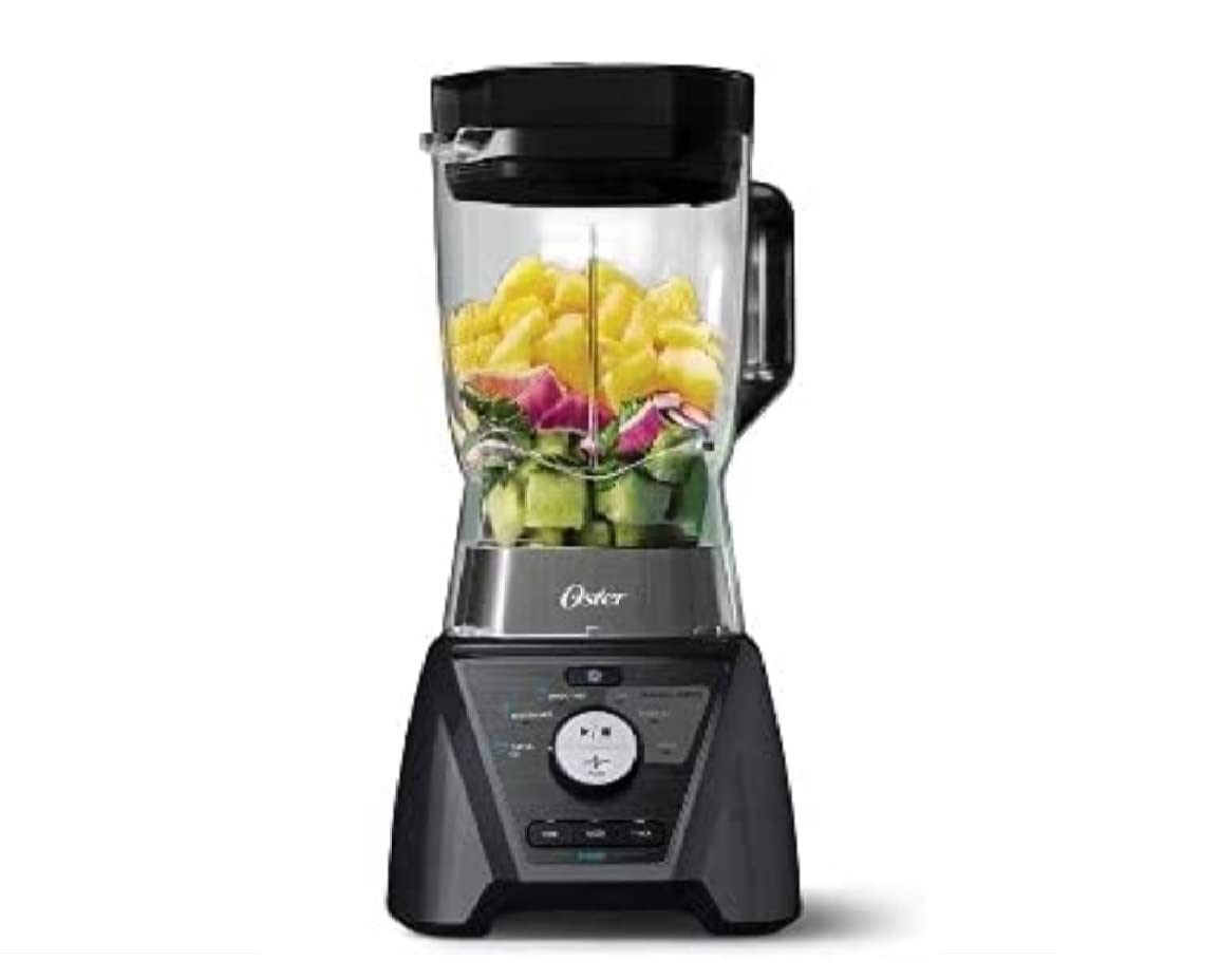 Oster Blender Texture-Select 9 Speed 64oz 1200W Countertop Blender - Black - Perfect for Smoothies, Soups & Frozen Drinks