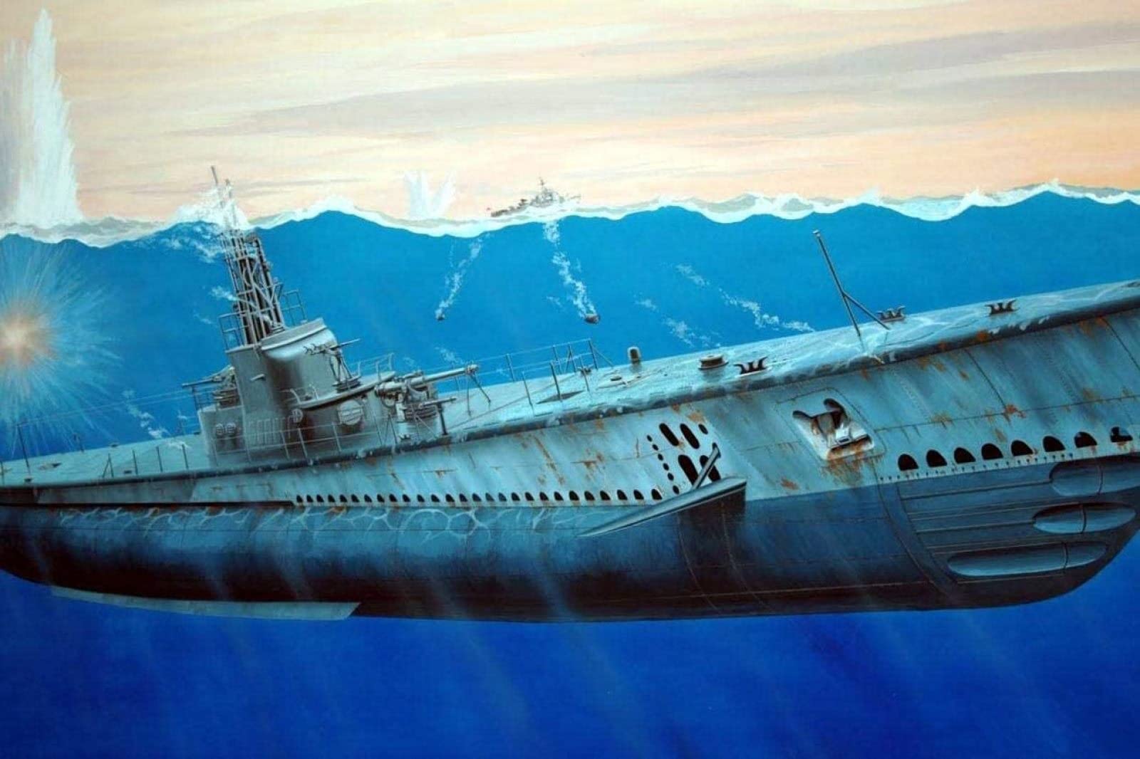 1000 Piece Jigsaw Puzzles for Adults - Underwater Submarine Theme Challenging Puzzle Game (38x26cm) | Perfect Family Gift, Stress Relief & Home Decor for Puzzle Lovers