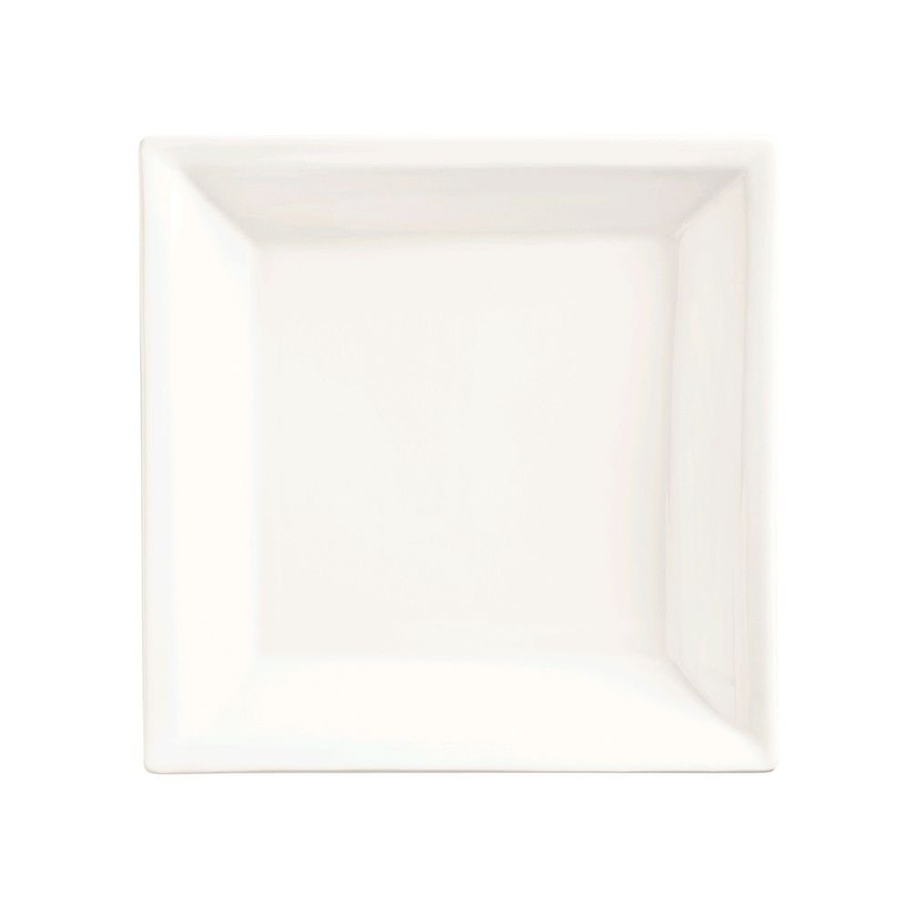 Slate Ultra Bright White 40 oz Square Pasta Bowl - Elegant Serving Dish for Italian Meals, Family Dinners & Restaurant Style Presentation