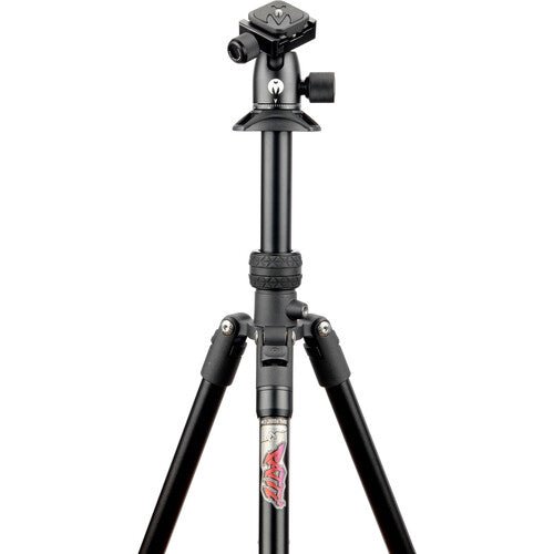 3 Legged Thing Patti 2.0 Magnesium Alloy Compact Travel Tripod with AirHed Mini Ball Head - Lightweight & Durable for Outdoor Photography, Hiking & Travel Adventures (Dark Color)