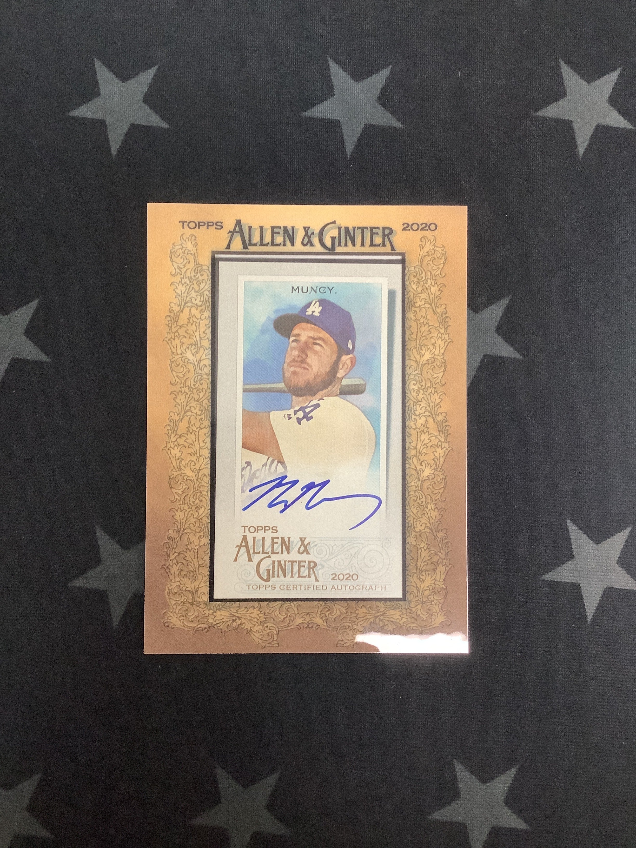 2020 Topps Allen & Ginter Max Muncy #MA-MM Autographed Baseball Card - Perfect for Collectors, Sports Memorabilia Fans & MLB Trading Card Enthusiasts
