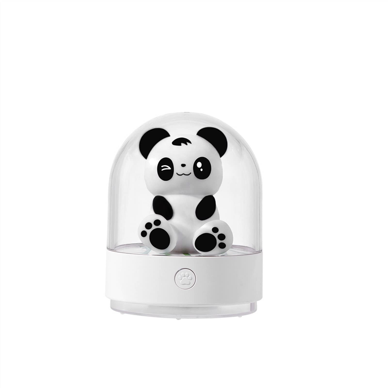 Cute Panda Night Light - LED Color Changing Bedside Table Lamp for Kids, Aromatherapy Night Light for Baby Nursery & Children's Bedroom - Perfect for Bedtime Stories, Night Feedings & Soothing Sleep (White)