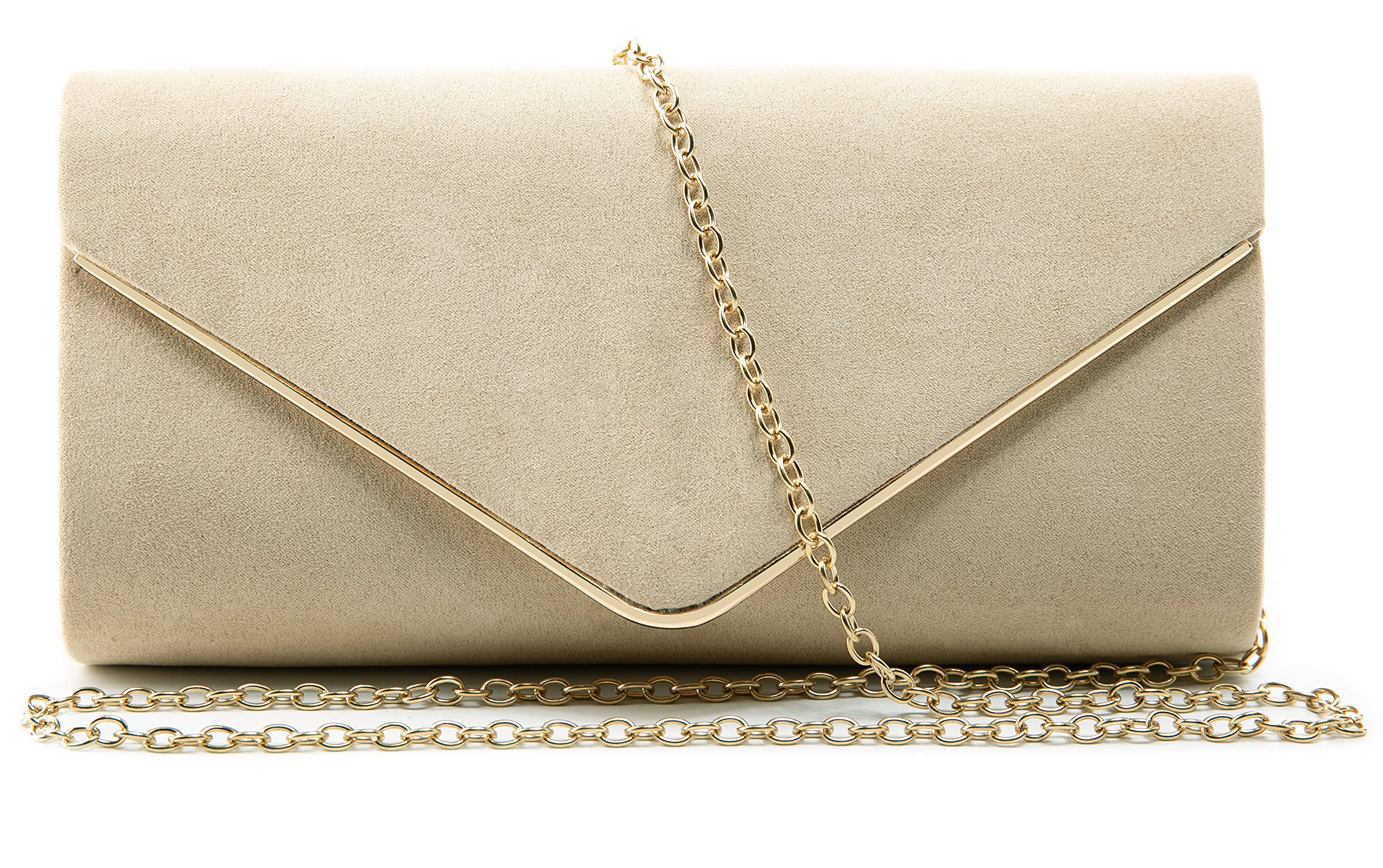 Elegant Women's Wedding Clutch Purse - Evening Bag & Handbag for Bride, Party, Dinner Date - Crossbody Purse for Special Occasions & Formal Events