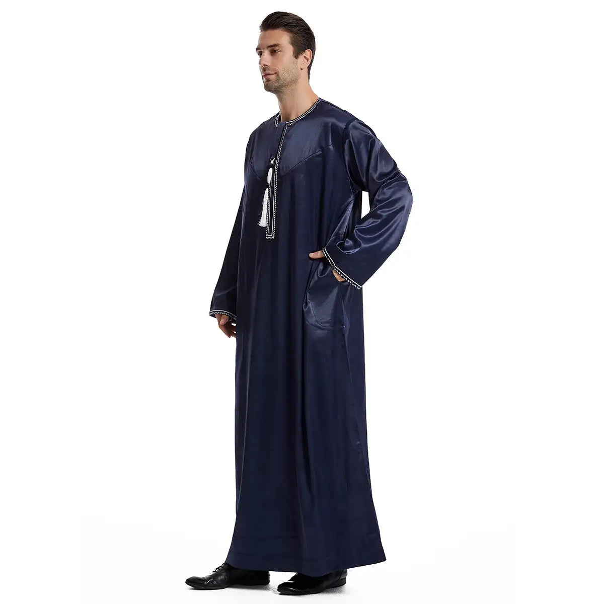 Premium Men's Thobes - Traditional Arabic Islamic Robe for Prayer & Special Occasions - Comfortable & Stylish for Eid, Weddings & Daily Wear