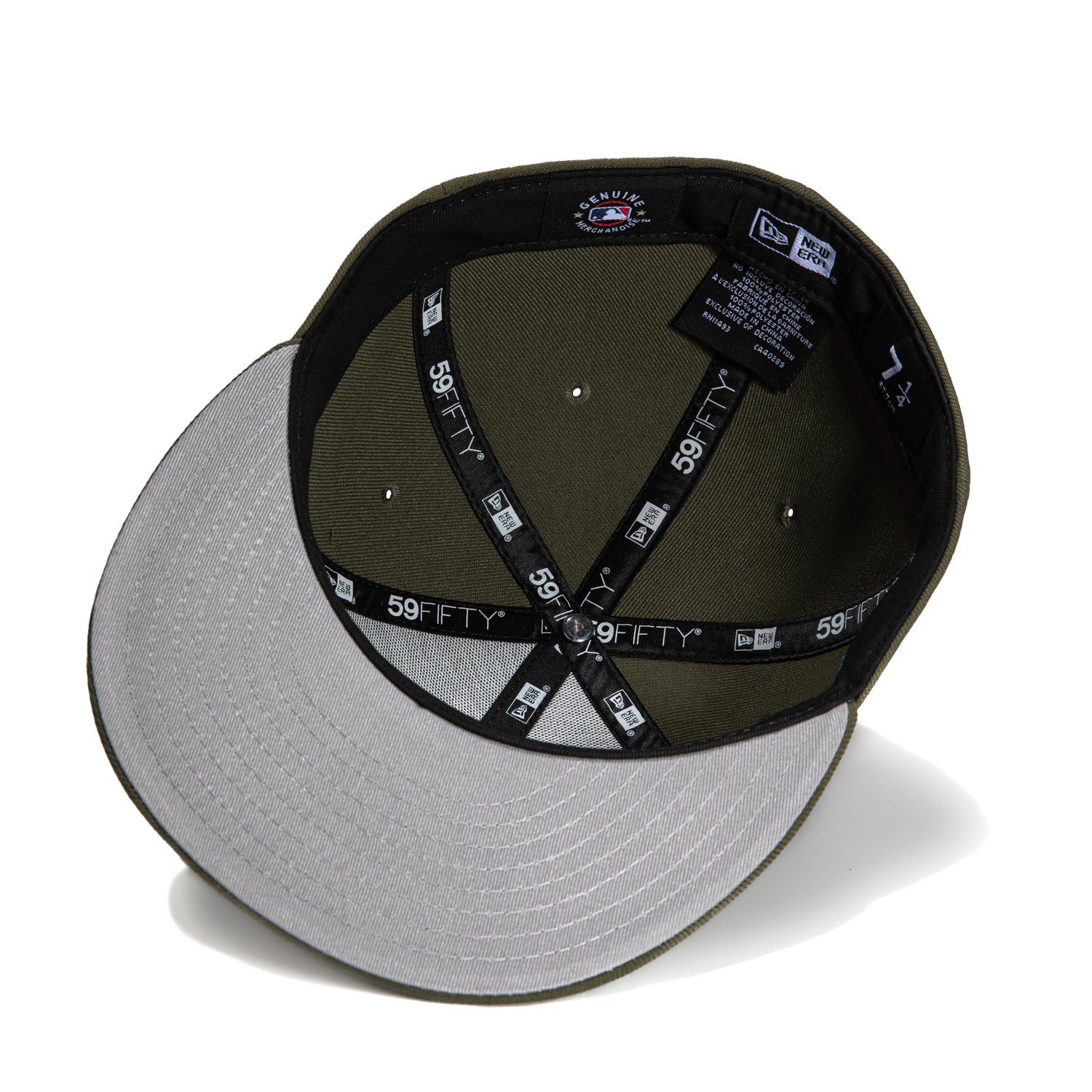 New Era 59Fifty Los Angeles Dodgers Viva Los Dodgers Patch Hat - Olive Green Adjustable Baseball Cap for Men & Women - Perfect for Games, Fan Gear & Streetwear Fashion