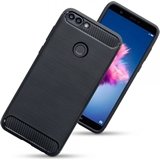Apple iPhone 8 Plus Carbon Fiber Case - Slim Protective Gel Cover (Black) | Shockproof & Scratch Resistant for Everyday Use & Outdoor Activities