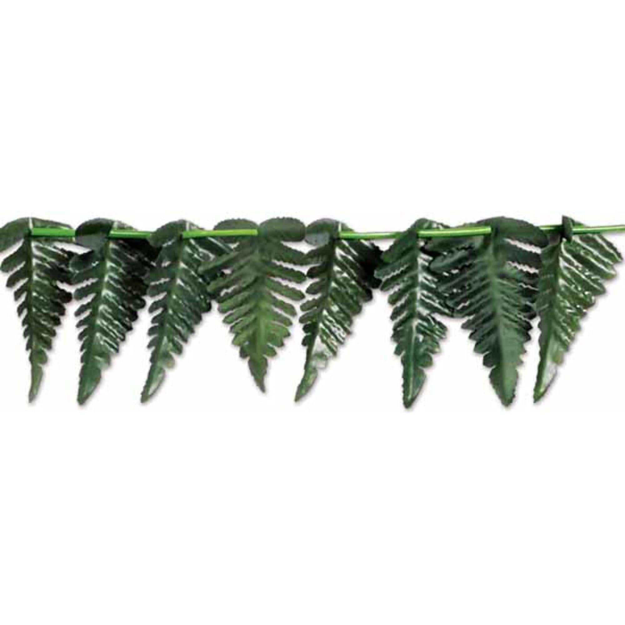 10 Feet Fern Leaf Garland - Natural Greenery Vine for Home Decor, Wedding, Party & Wall Decoration - Realistic Faux Plant Hanging Swag