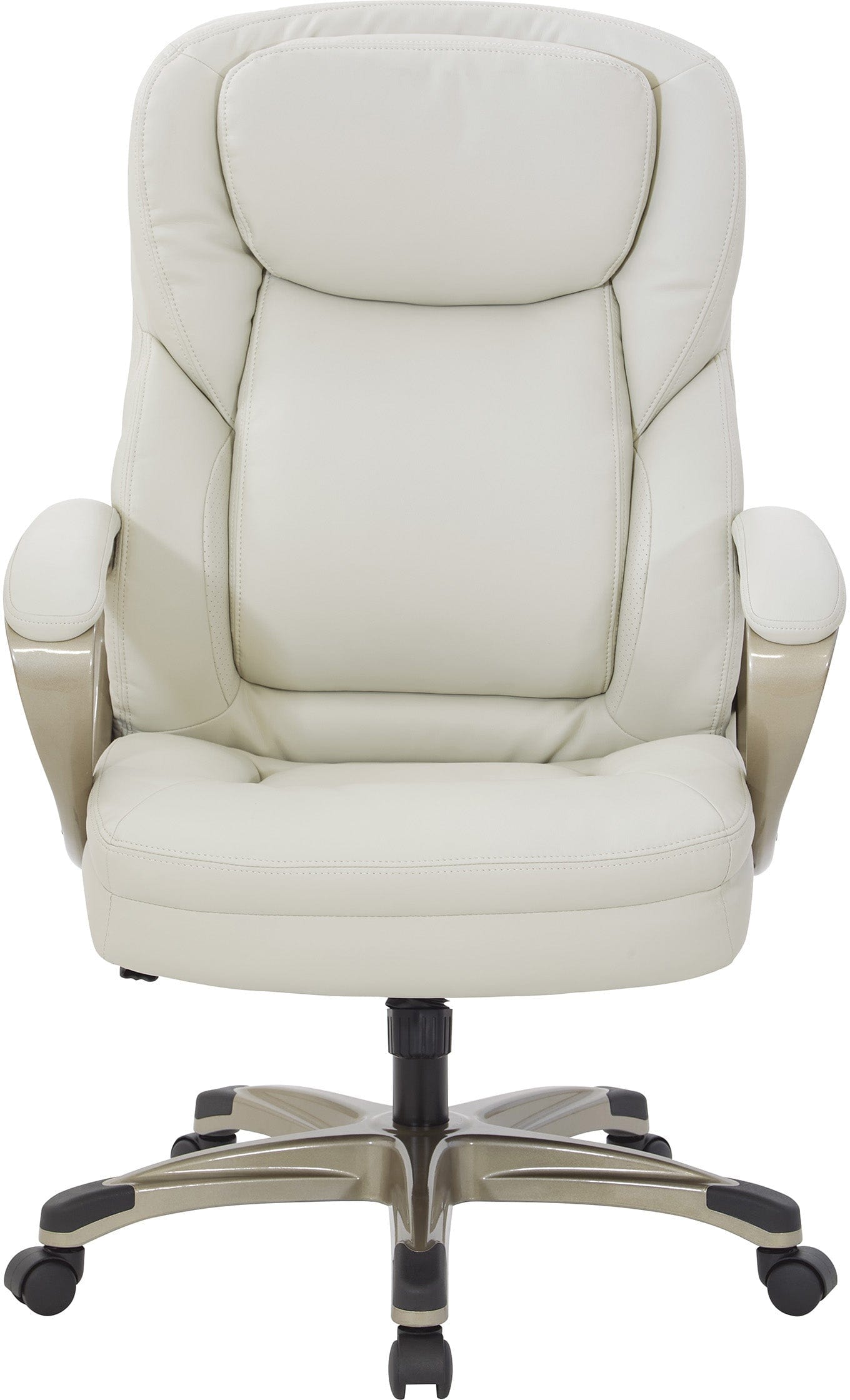 Office Star Executive Bonded Leather Office Chair [ECH6770] - Ergonomic Desk Chair for Home & Office, Adjustable Height & Swivel, Comfortable Work Chair for Long Hours
