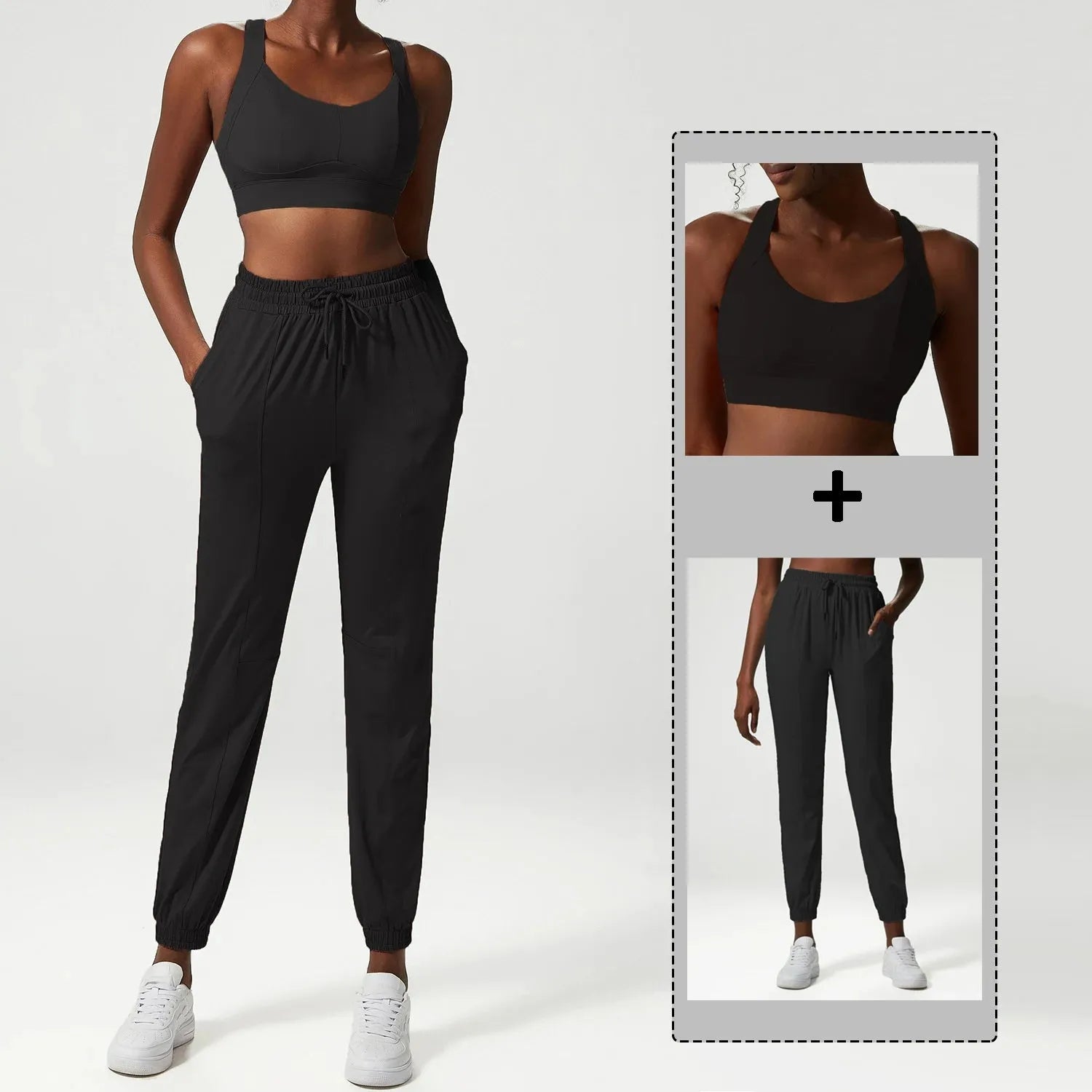 2Pcs Black