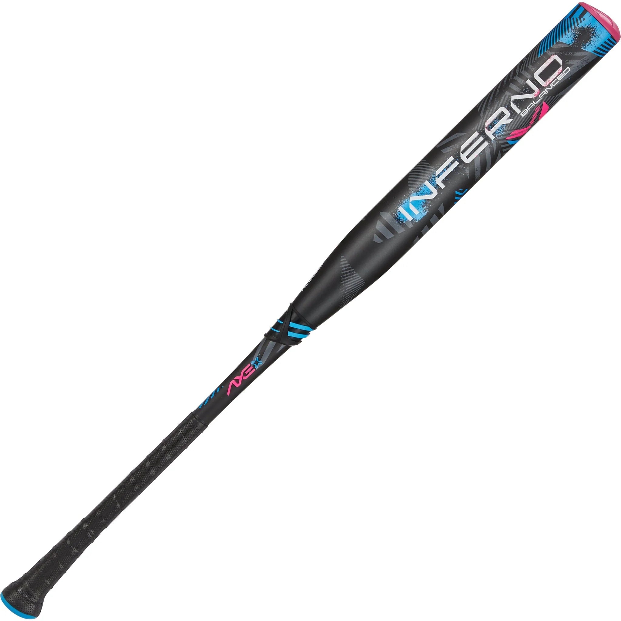 2024 AXE Inferno Flared 13 Balanced Slowpitch Softball Bat - USSSA Approved for Men & Women - Perfect for League Play & Tournament Games