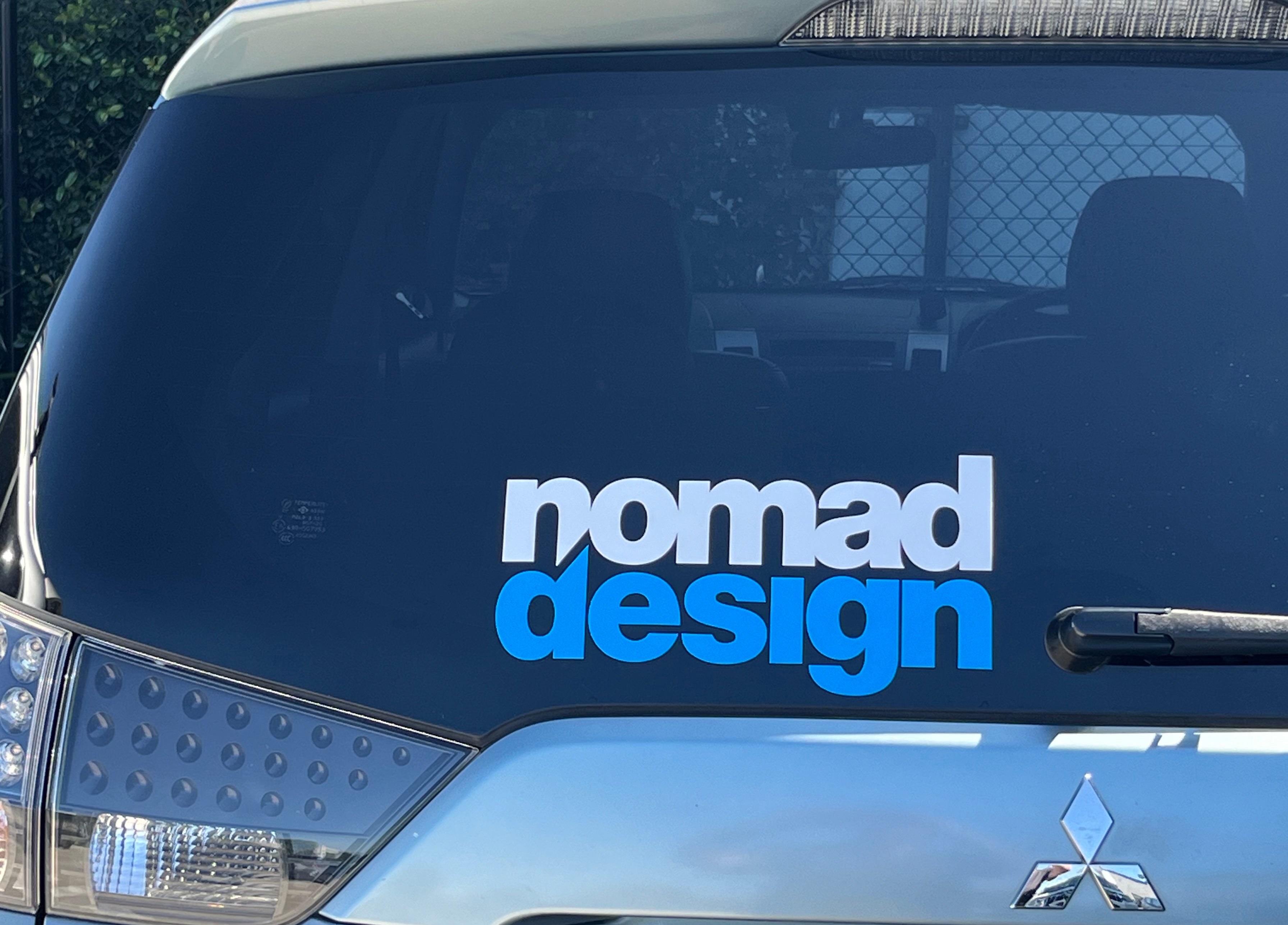 Nomad Design Sticker - Premium Vinyl Decals for Laptops, Phones & Water Bottles | Durable, Waterproof & Customizable - Perfect for Personalizing Tech Gadgets & Travel Accessories