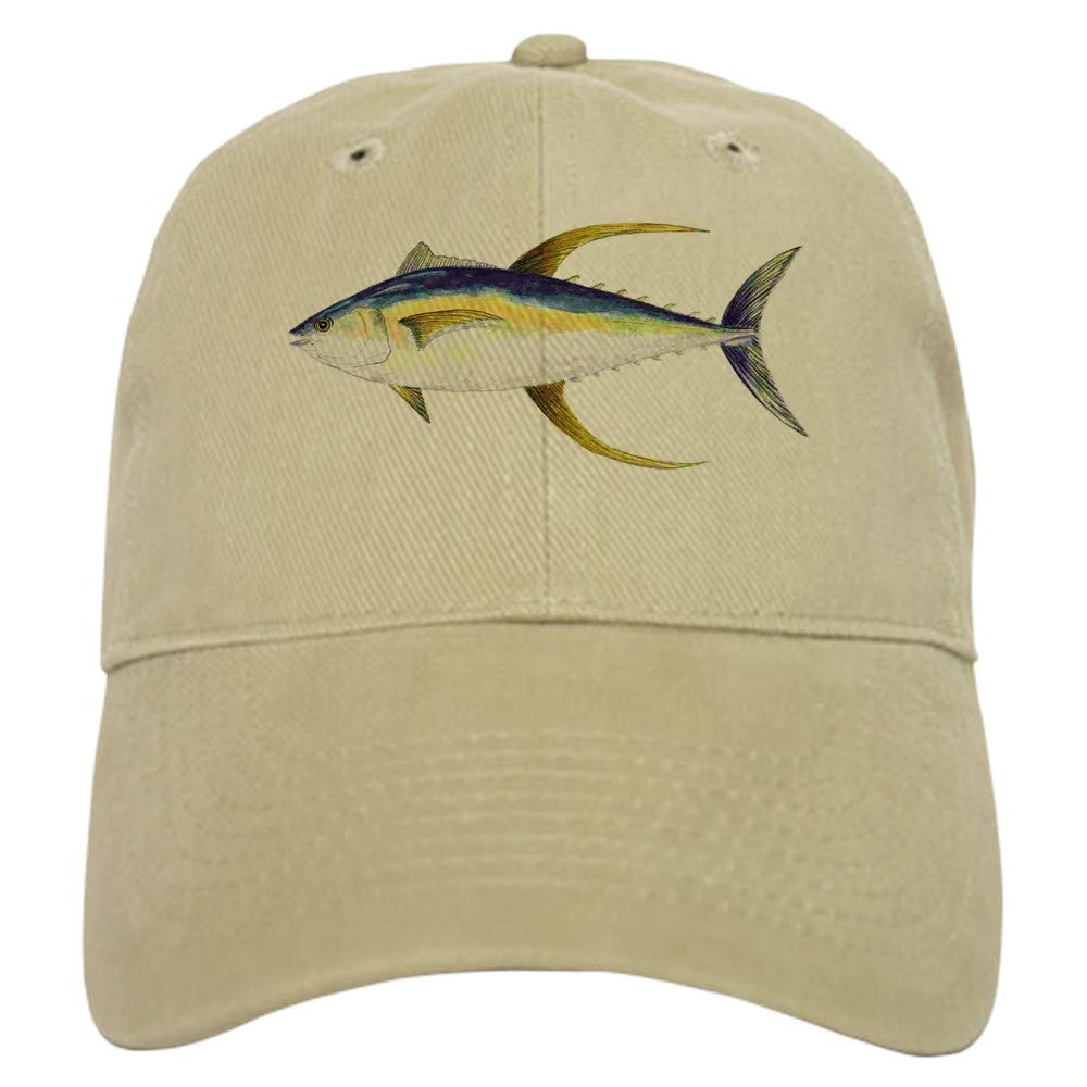 Yellowfin Tuna Baseball Cap - Adjustable Fishing Hat for Men & Women - Perfect for Fishing, Boating, and Outdoor Adventures