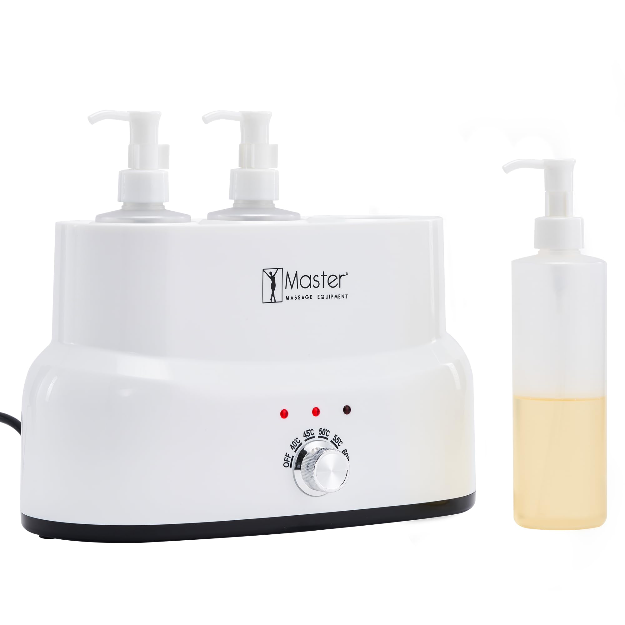 Professional 3-Bottle Massage Oil Warmer & Lotion Heater with Empty Bottles - Fast Heating Massage Cream Warming Device for Spa, Salon & Home Use - Perfect for Aromatherapy & Relaxation Therapy