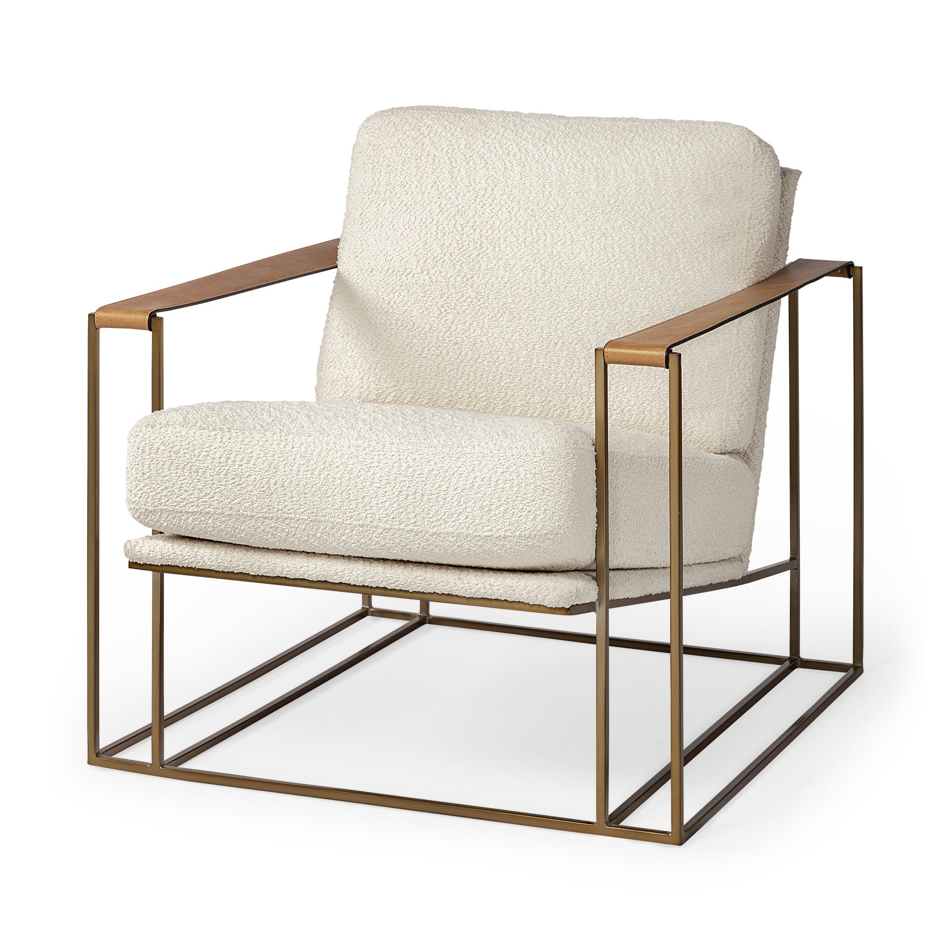 Watson Club Chair - Modern Accent Chair for Living Room, Lounge, Office - Comfortable Upholstered Armchair with Sturdy Wooden Legs - Perfect for Reading, Relaxing, and Entertaining Guests