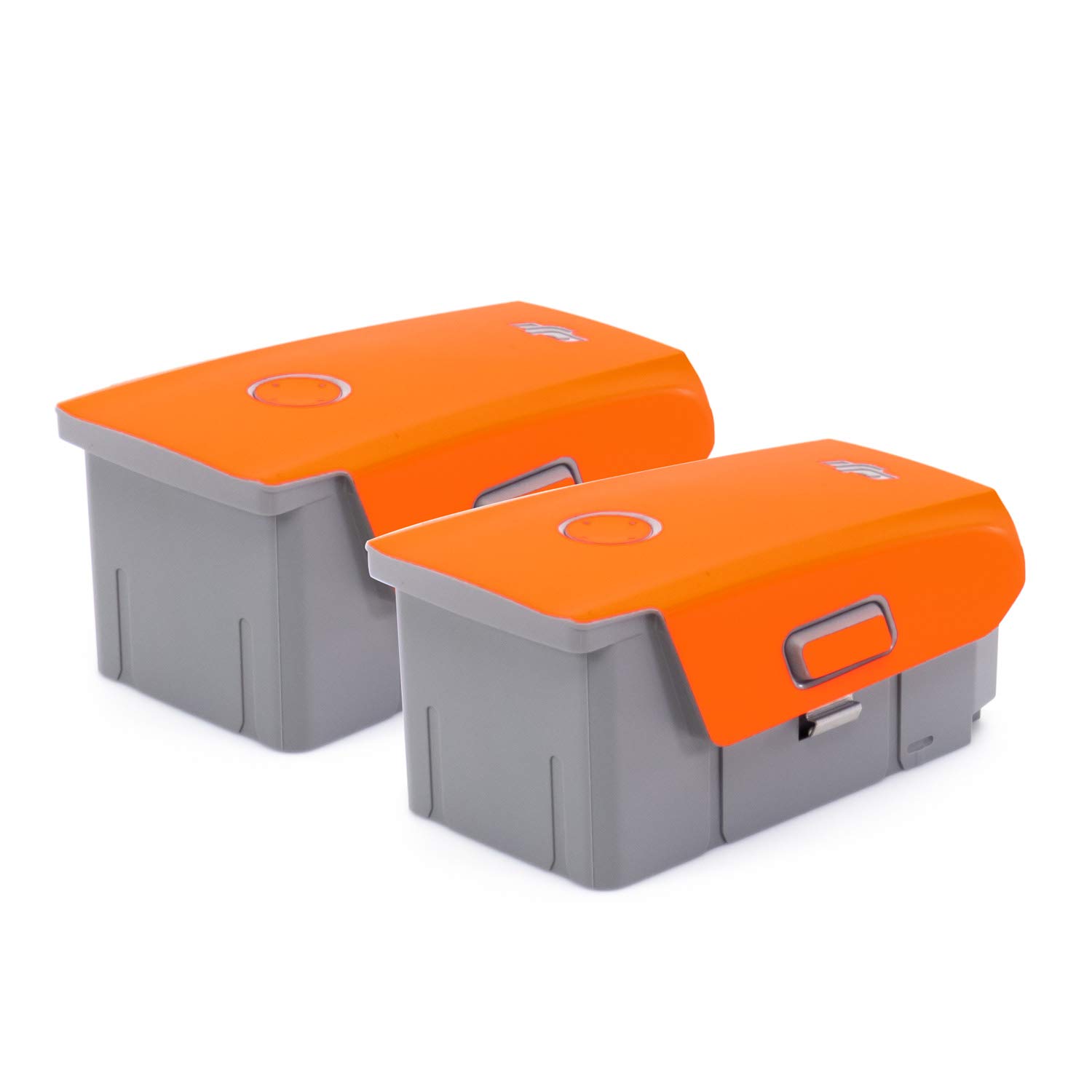 DJI Mavic Air 2 & Air 2S Compatible Wrapgrade Skin - Neon Orange Protective Cover with 2 Batteries | Perfect for Aerial Photography, Drone Protection & Outdoor Adventures