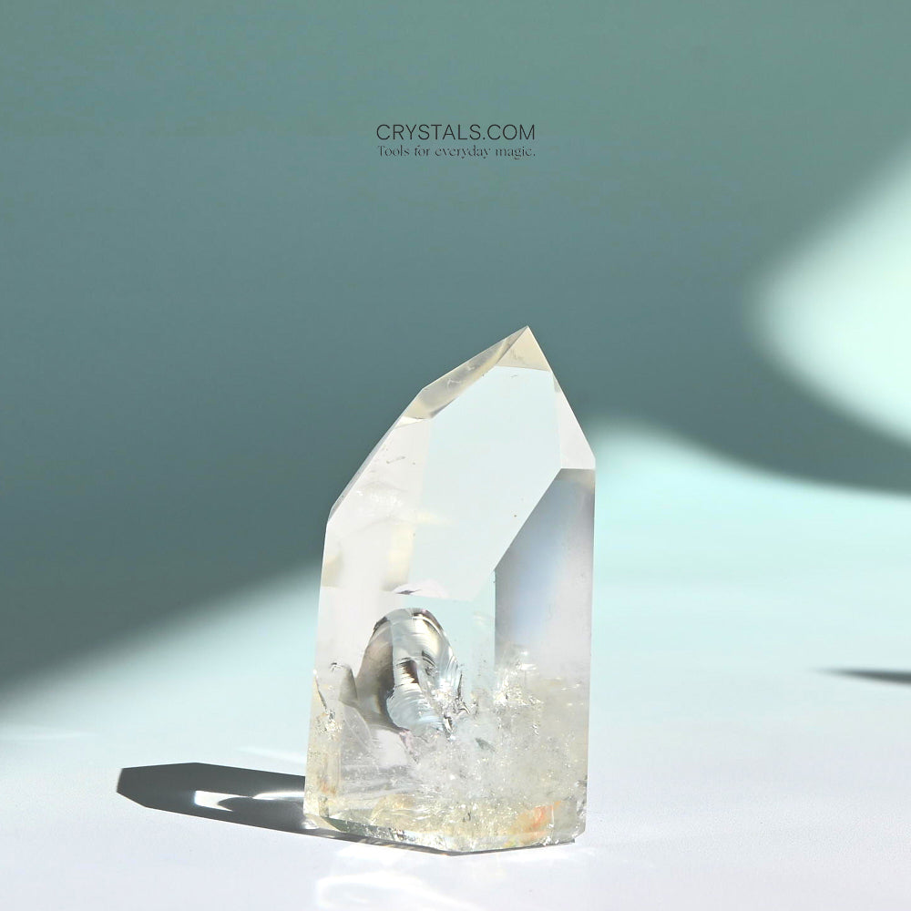 Natural Clear Quartz Crystal Point - Healing Stone for Meditation, Energy Cleansing & Chakra Balancing | Perfect for Home Decor, Yoga & Spiritual Practices