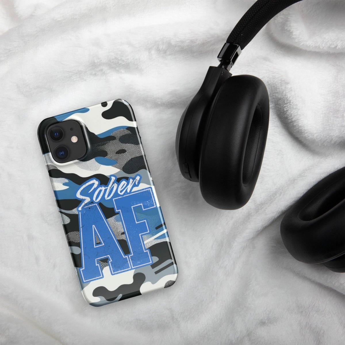 Camo Print Clear iPhone Snap Case - Slim Protective Cover for iPhone [Model] - Perfect for Outdoor, Travel & Everyday Use