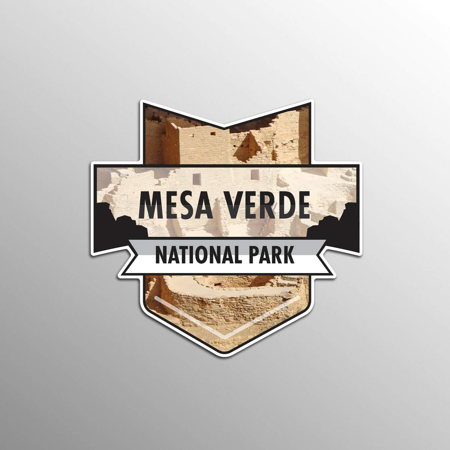 Mesa Verde National Park Vinyl Decal Sticker - Waterproof Car Bumper Sticker 5 Inch - Perfect for Cars, Laptops, Windows & Outdoor Gear