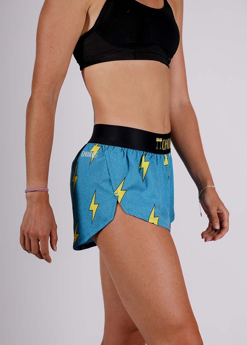 Women's Running Shorts with Side Splits - Lightweight & Breathable 1.5